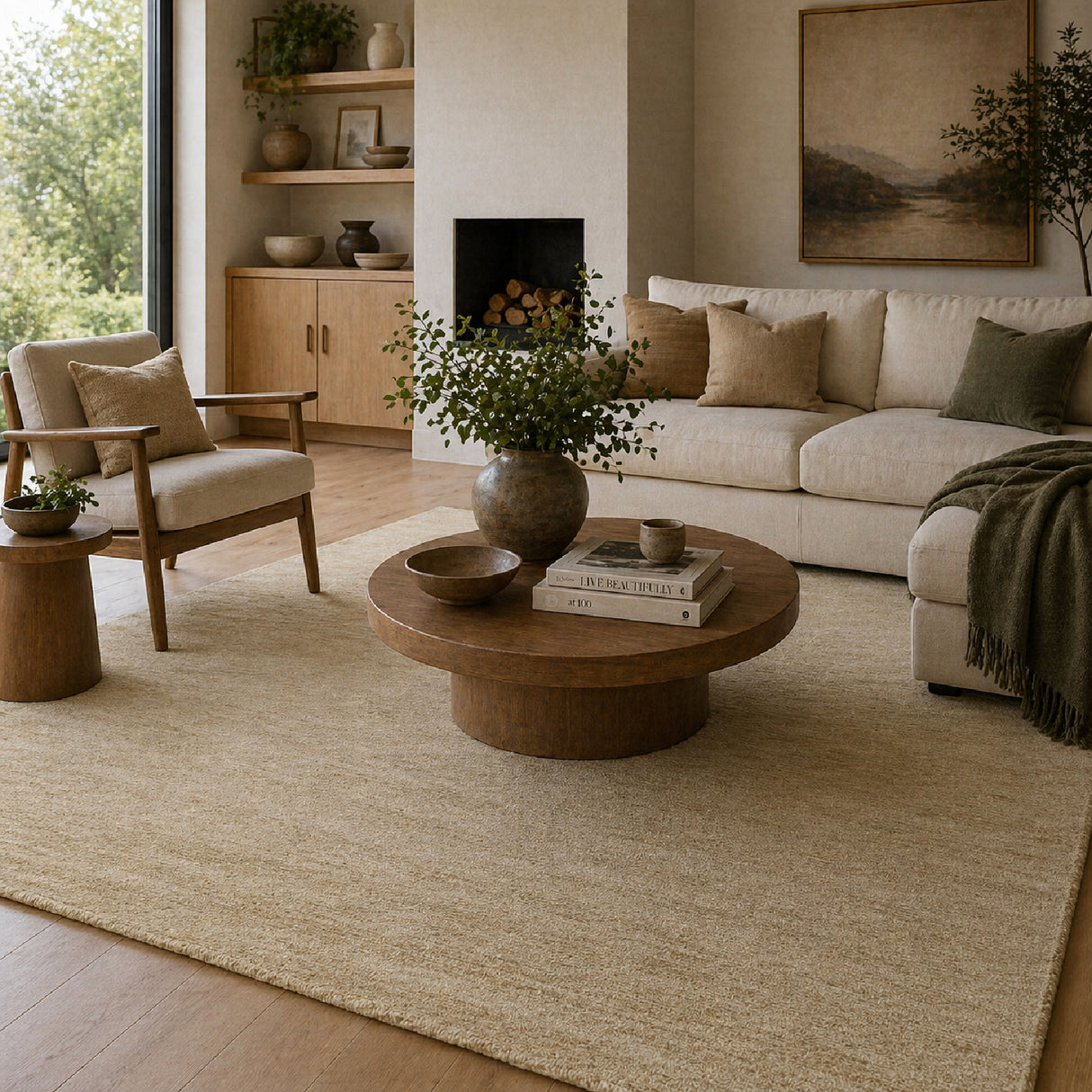 Modern European furniture - Hand-Knotted Wool Fringed Carpet - www.oroa.com | Oroa.com