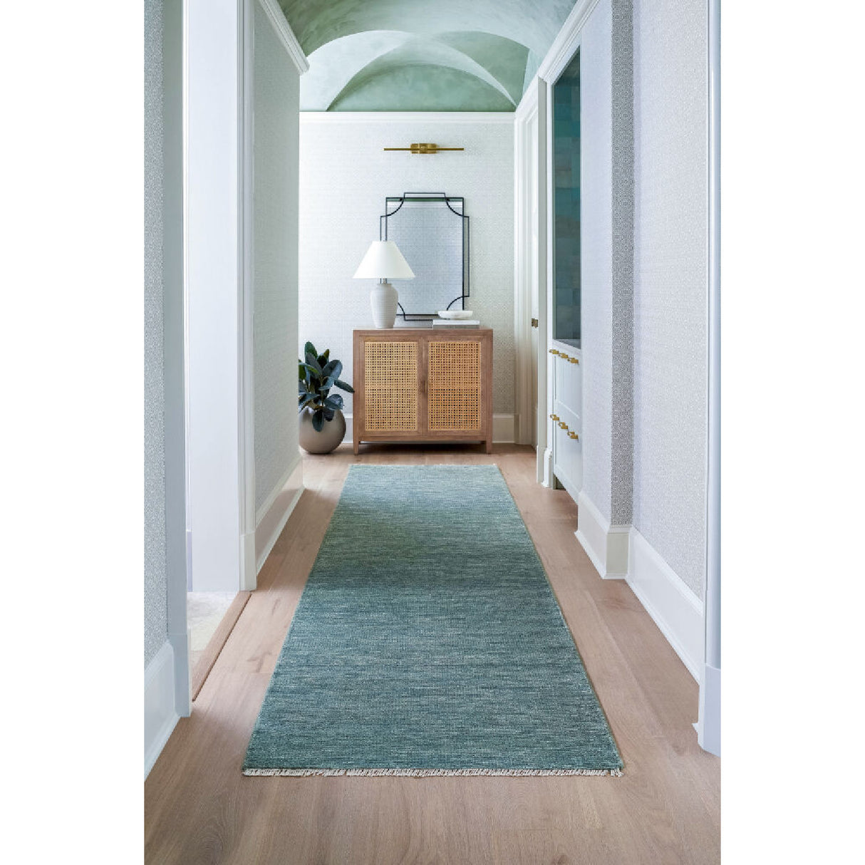 Modern European furniture - Hand-Knotted Wool Table Runner - www.oroa.com | Oroa.com