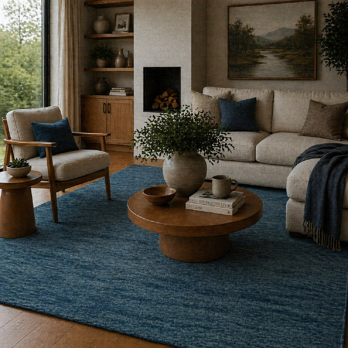 Modern European furniture - Hand-Knotted Wool Fringed Carpet - www.oroa.com | Oroa.com
