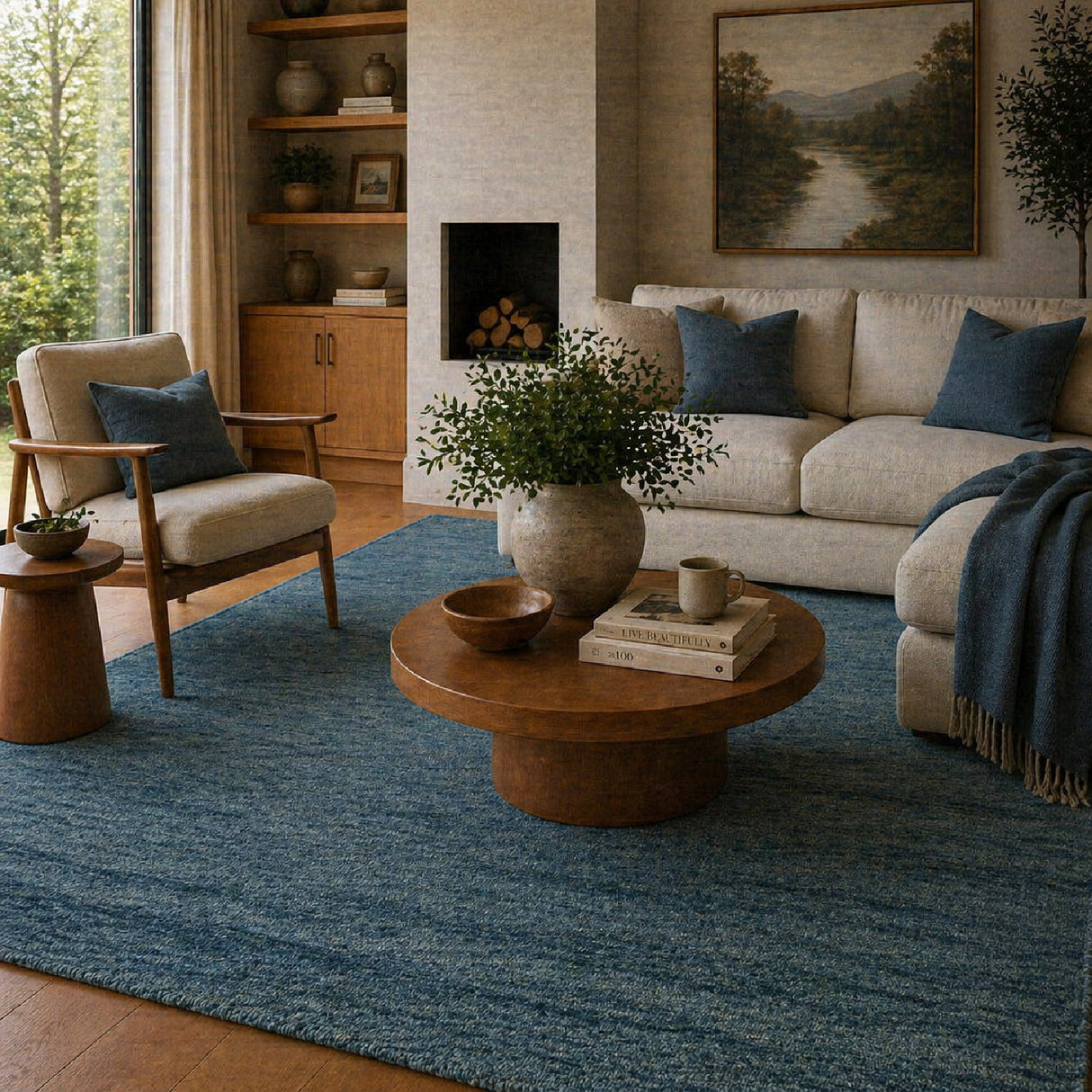 Modern European furniture - Hand-Knotted Wool Fringed Carpet - www.oroa.com | Oroa.com
