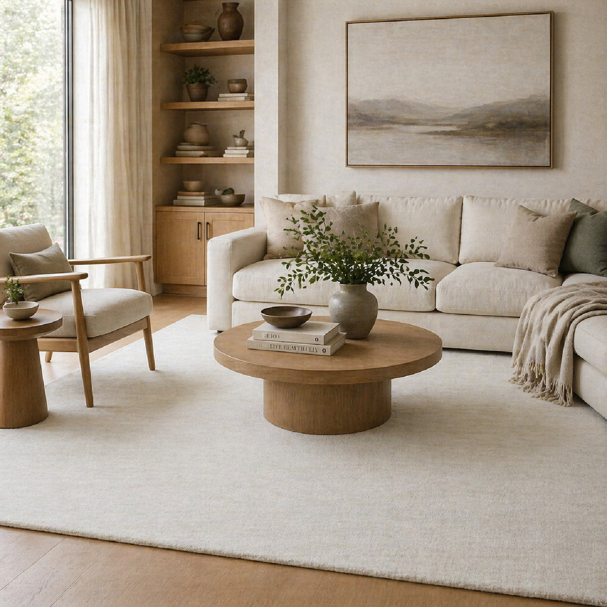 Modern European furniture - Hand-Knotted Wool Fringed Carpet - www.oroa.com | Oroa.com