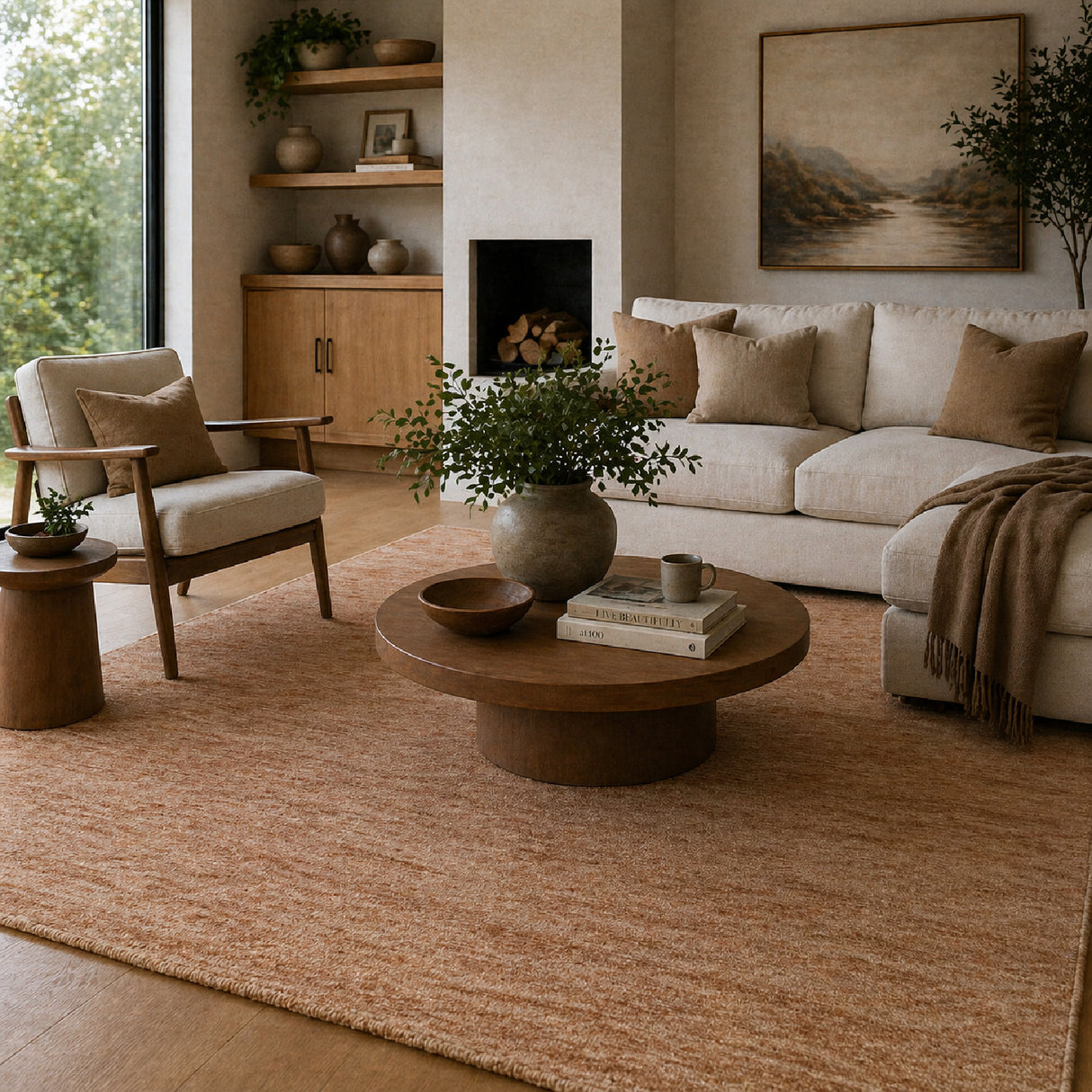 Modern European furniture - Hand-Knotted Wool Fringed Carpet - www.oroa.com | Oroa.com