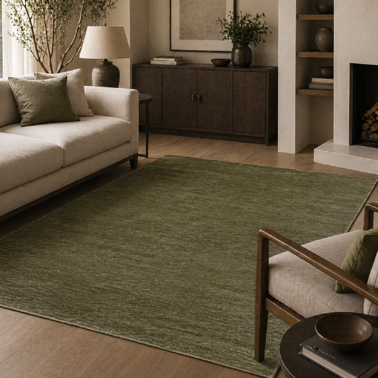 Modern European furniture - Hand-Knotted Wool Fringed Carpet - www.oroa.com | Oroa.com