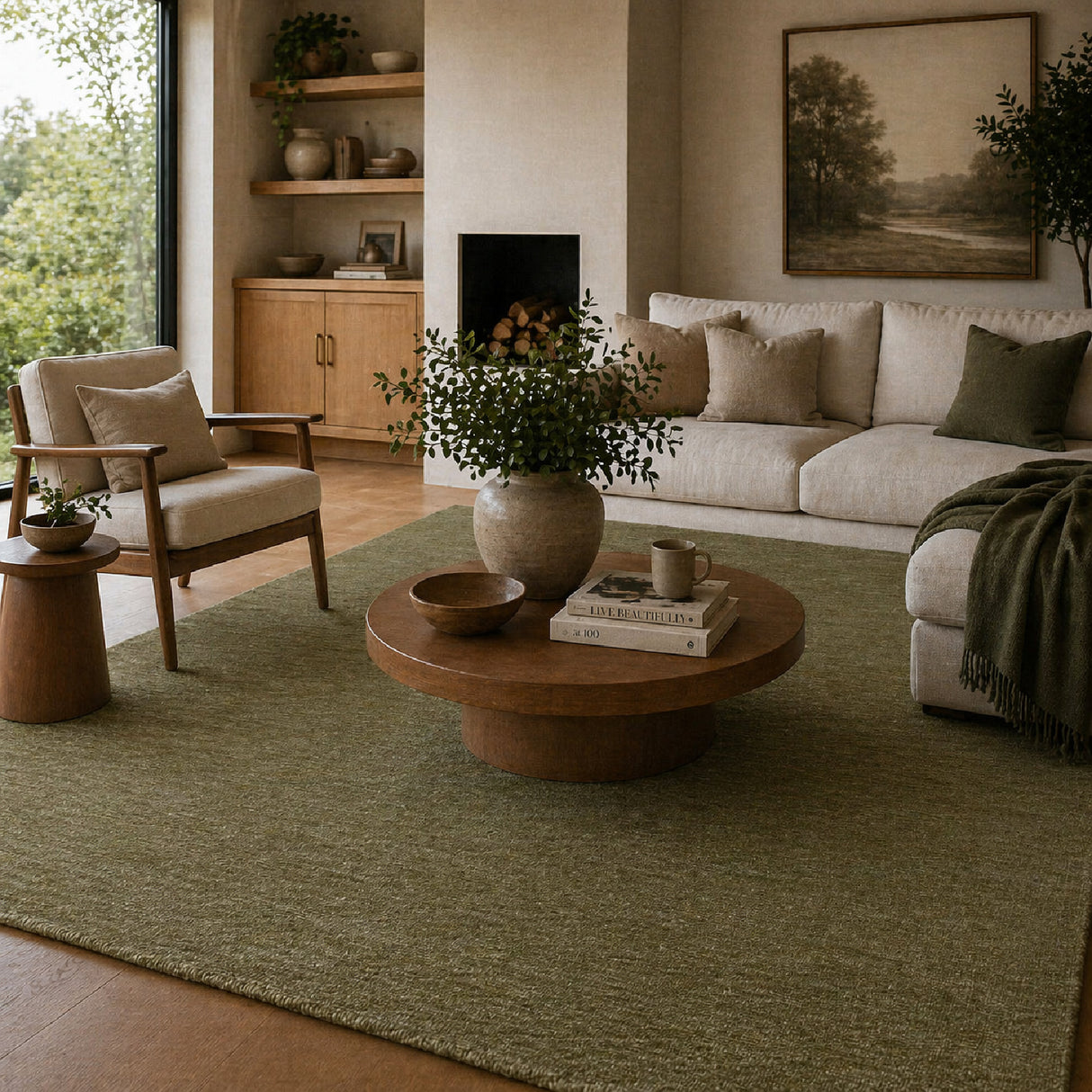 Modern European furniture - Hand-Knotted Wool Fringed Carpet - www.oroa.com | Oroa.com