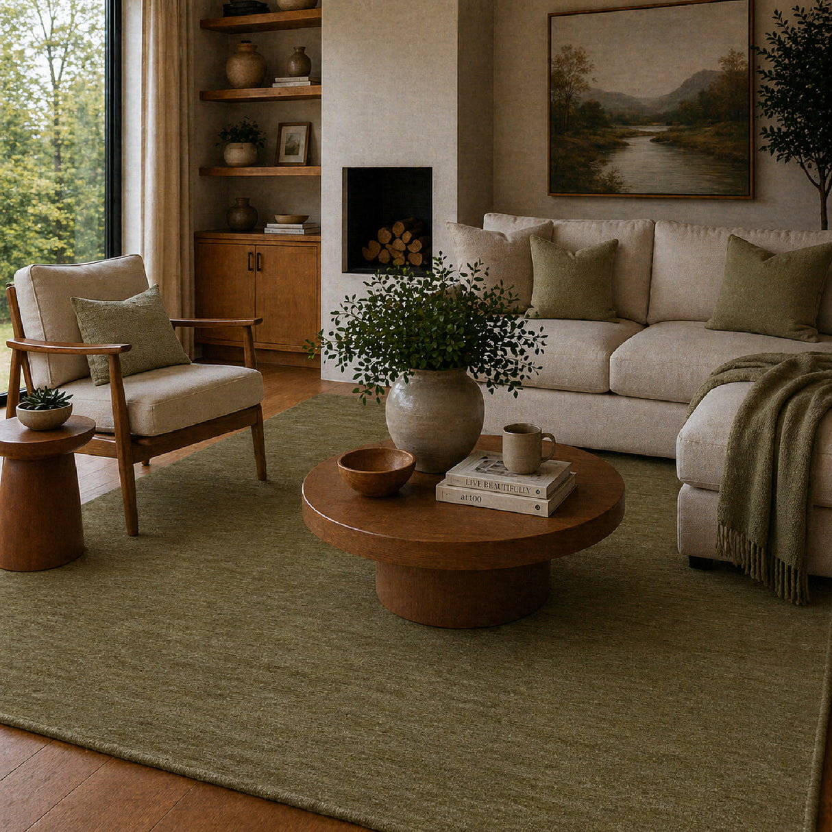 Modern European furniture - Hand-Knotted Wool Fringed Carpet - www.oroa.com | Oroa.com