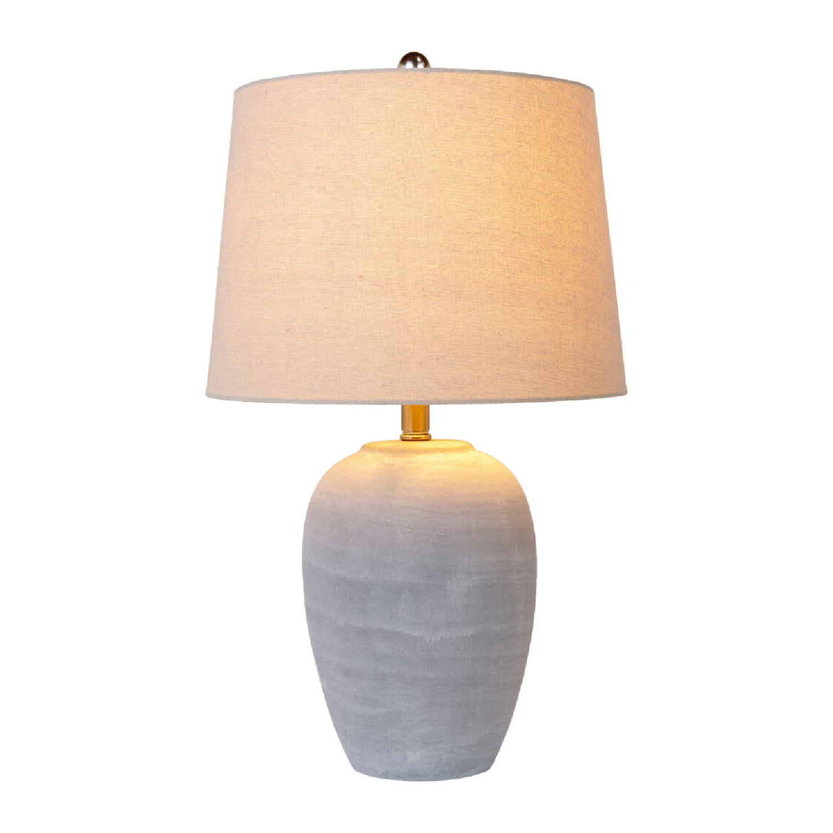 Modern European furniture - Antiqued Gray Ceramic Table Lamp - www.oroa.com | Oroa.com