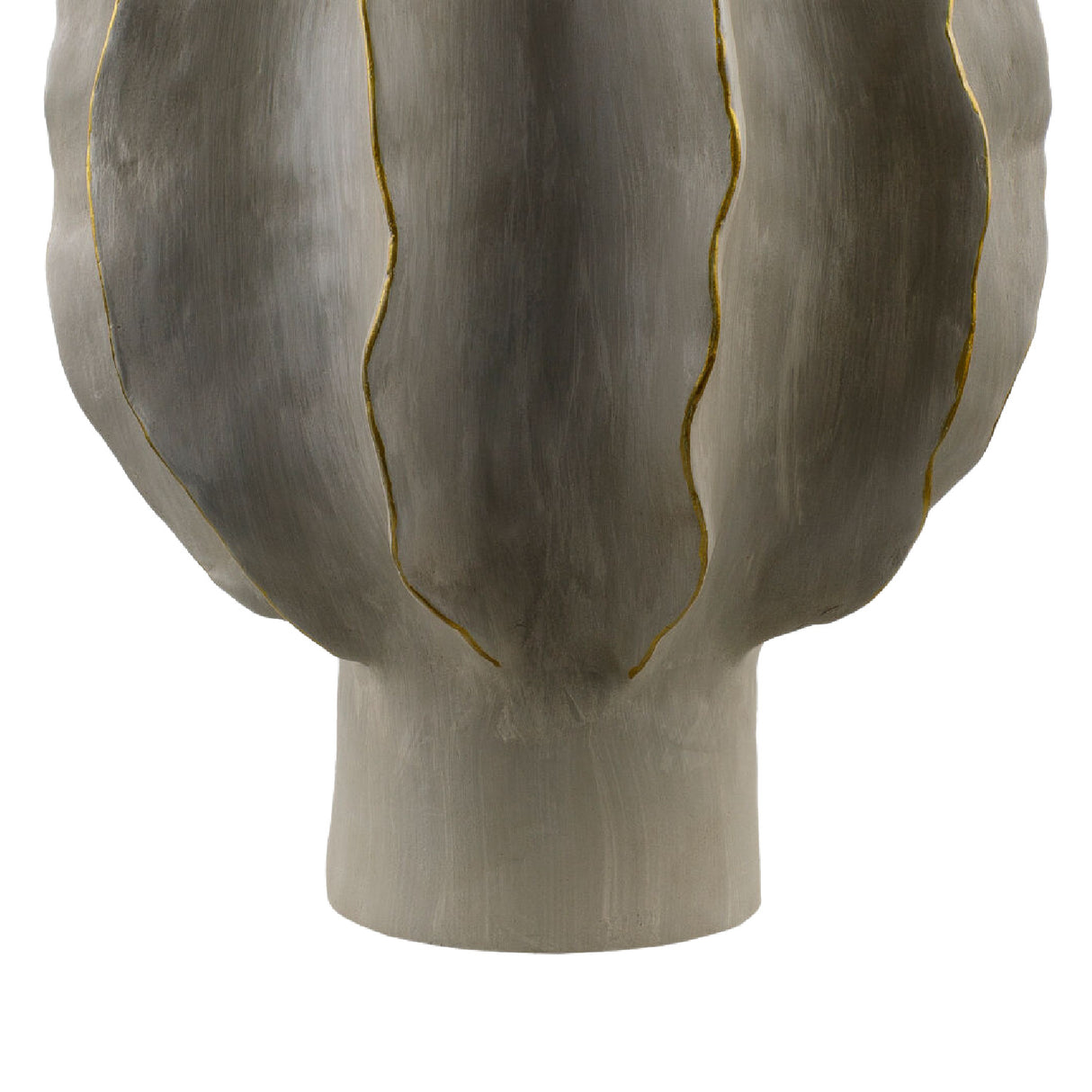 Gray Scuptured Accent Table Lamp | Oroa.com