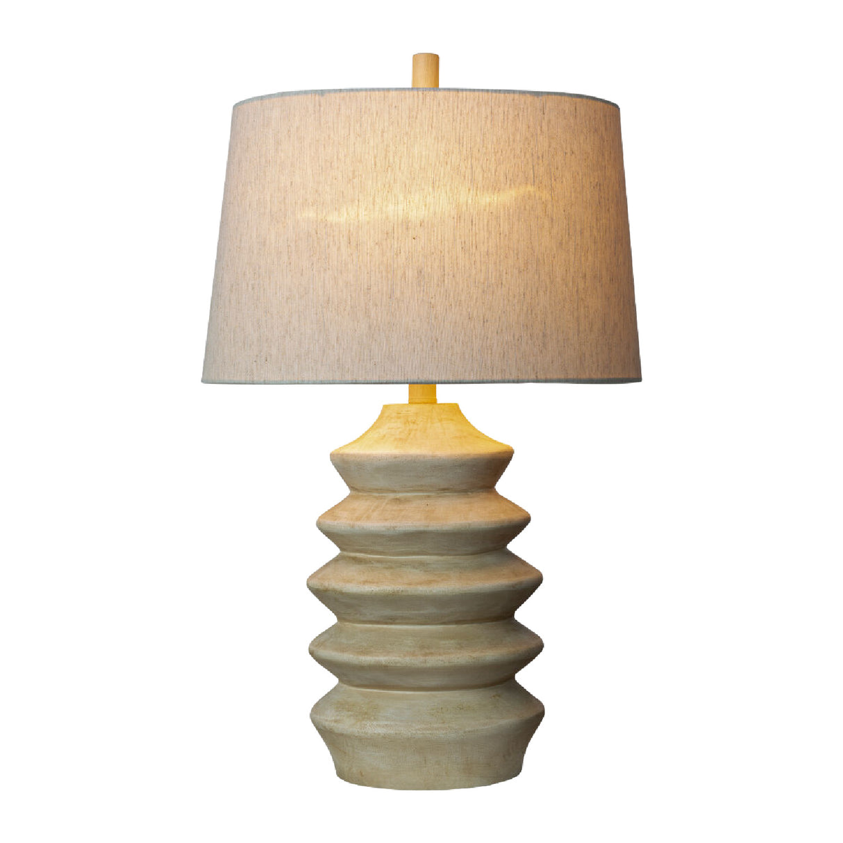 Modern European furniture - Painted Cream Accent Table Lamp - www.oroa.com | Oroa.com