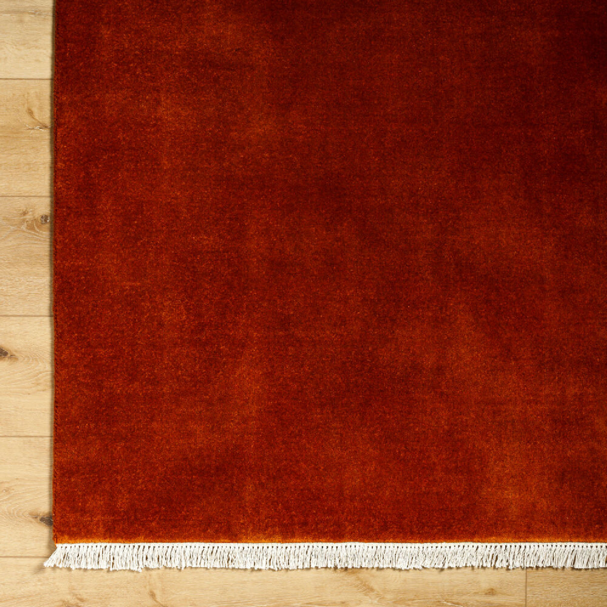 Modern European furniture - Hand-Loomed Wool Fringe Square Carpet - www.oroa.com | Oroa.com