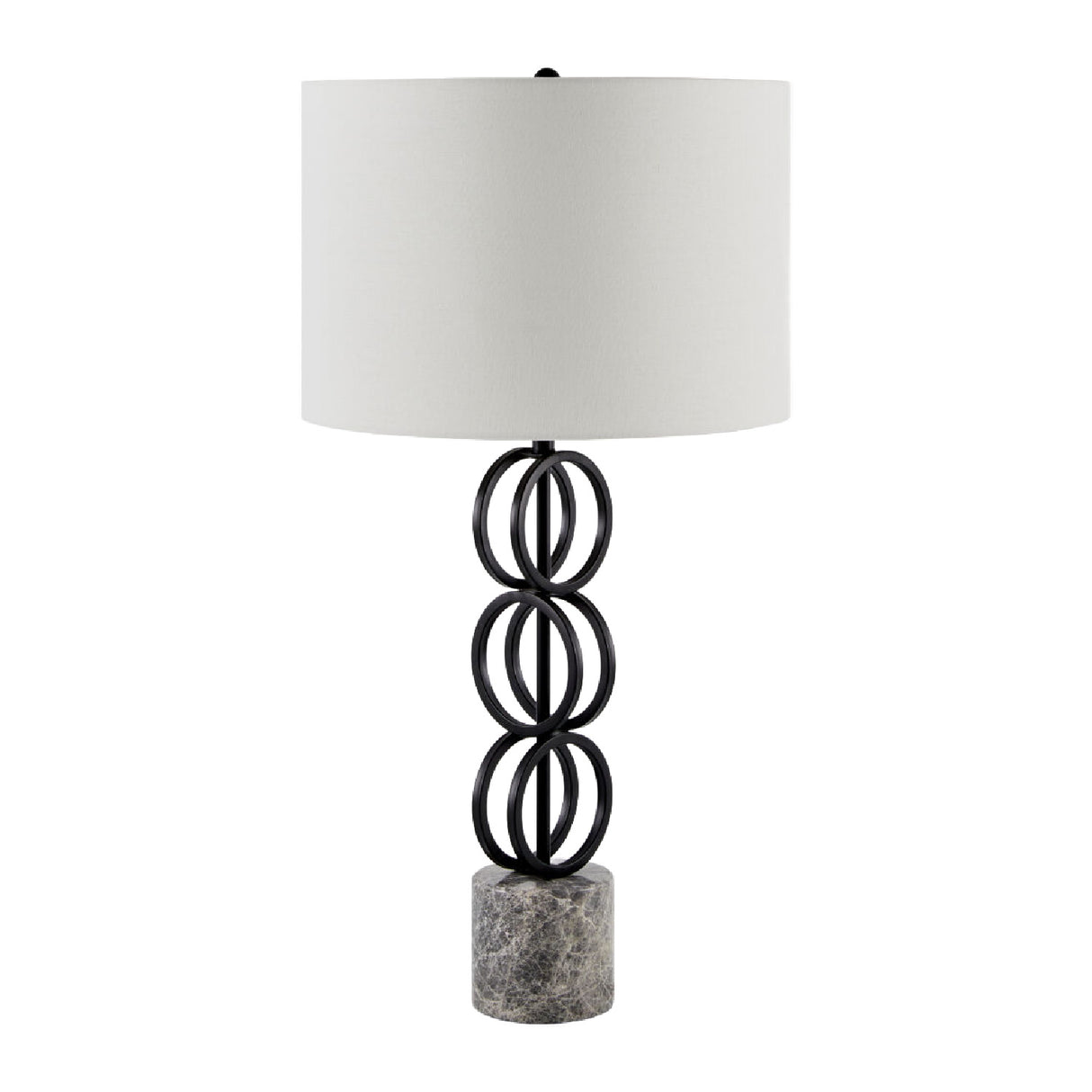 Modern European furniture - Metal Rings Accent Table Lamp - www.oroa.com | Oroa.com