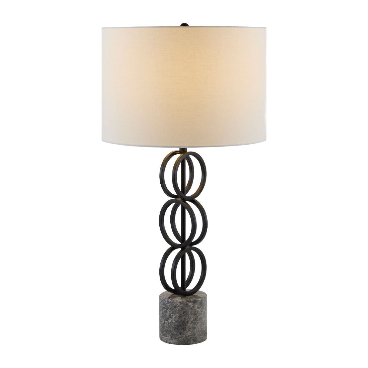 Modern European furniture - Metal Rings Accent Table Lamp - www.oroa.com | Oroa.com