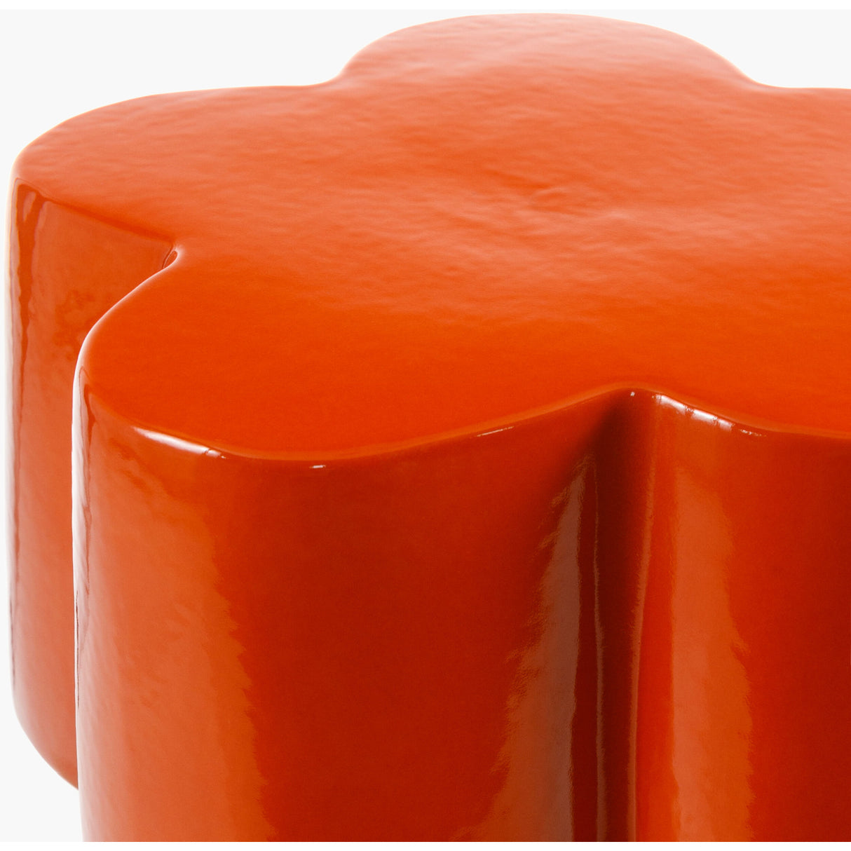 Modern European furniture - Orange Ceramic Garden Stool - www.oroa.com | Oroa.com