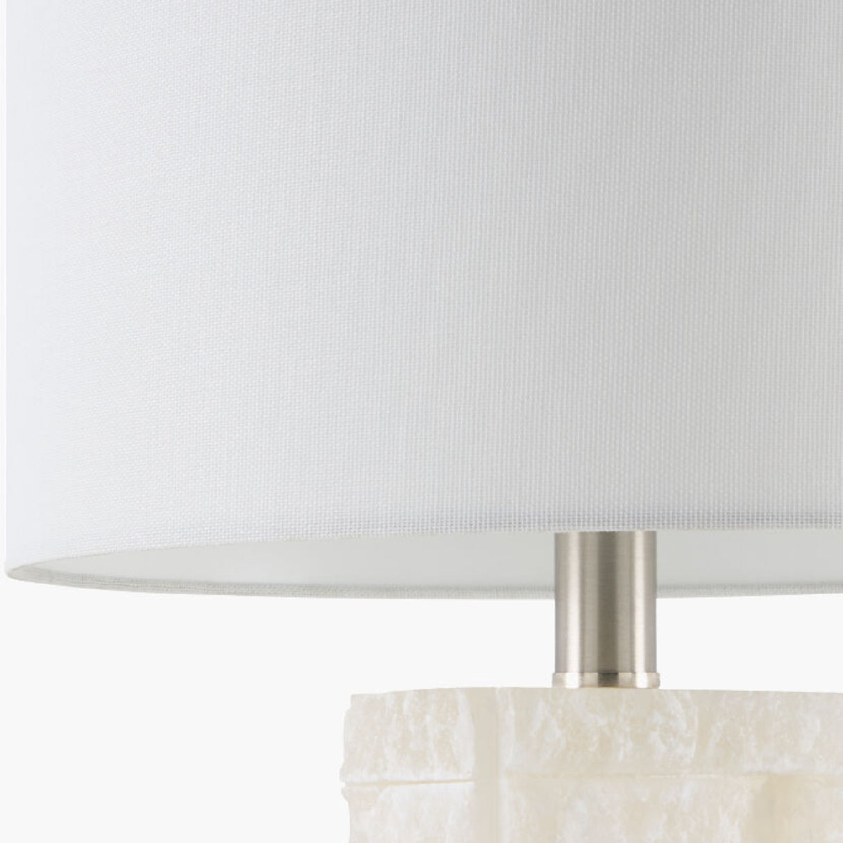 Cream Stone Accent Table Lamp | Oroa.com