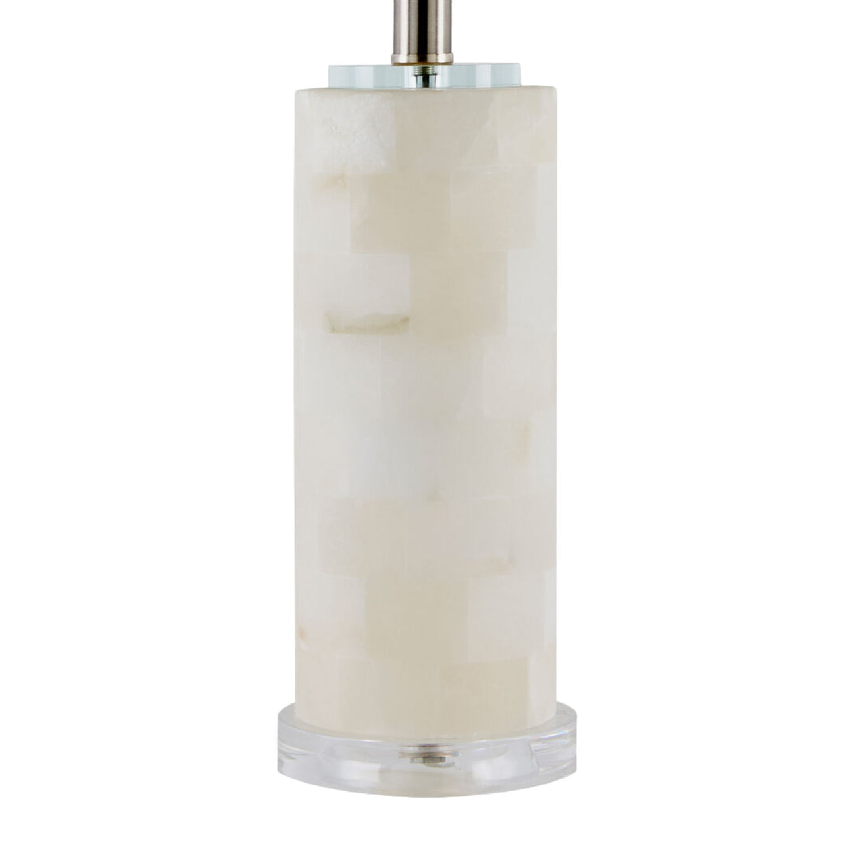 Burnished Cream Stone Table Lamp | Oroa.com