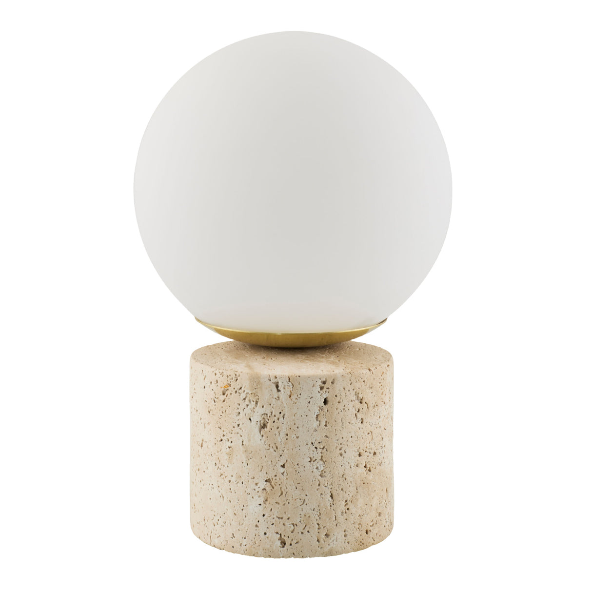 Modern European furniture - White Glass Globe Table Lamp - www.oroa.com | Oroa.com