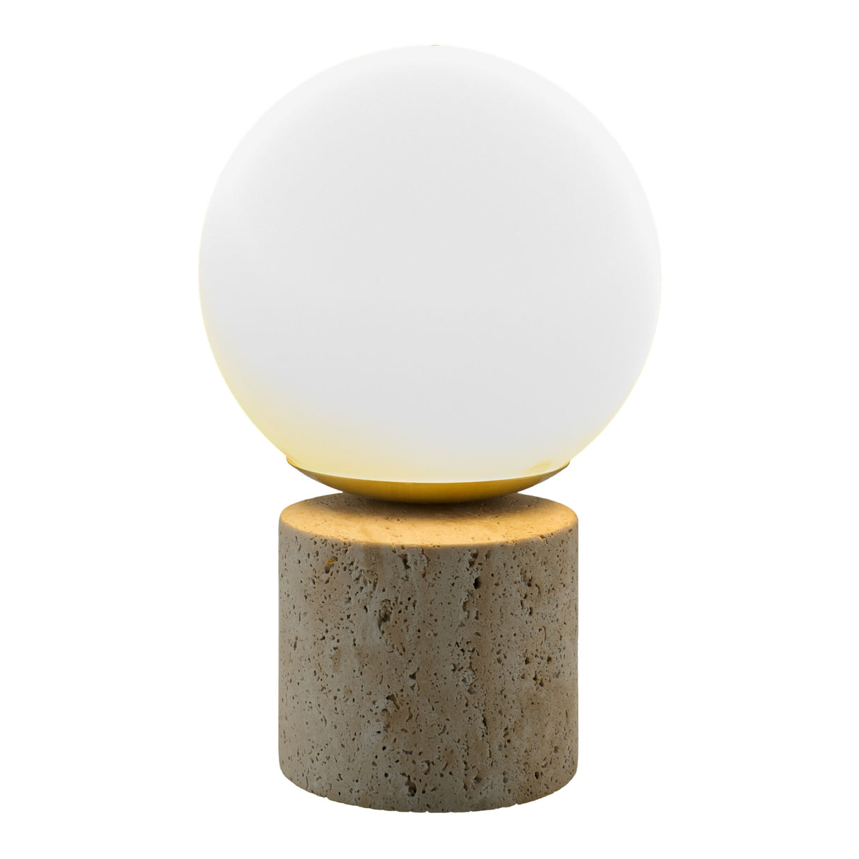 Modern European furniture - White Glass Globe Table Lamp - www.oroa.com | Oroa.com