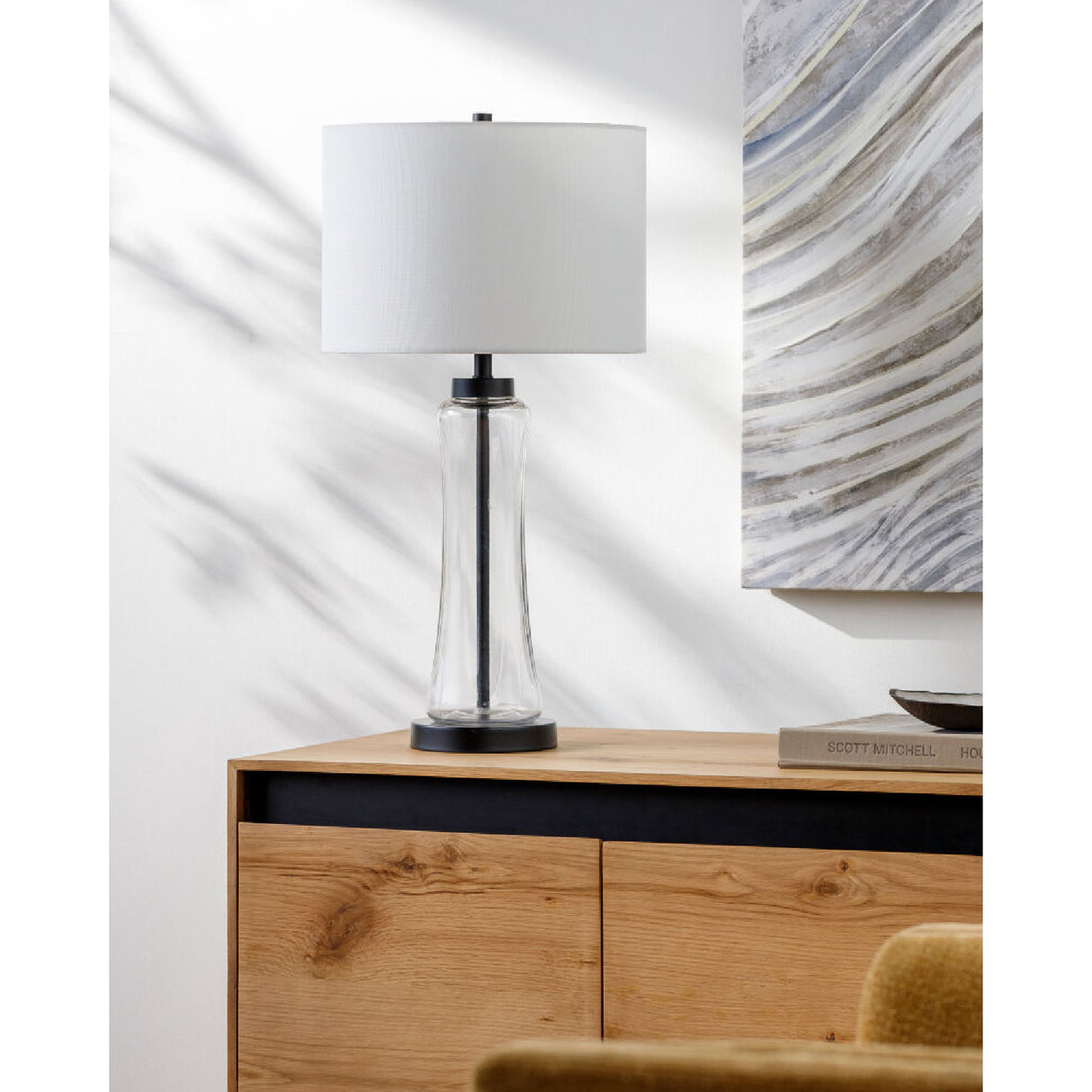 Translucent Glass Cotton Table Lamp | Oroa.com