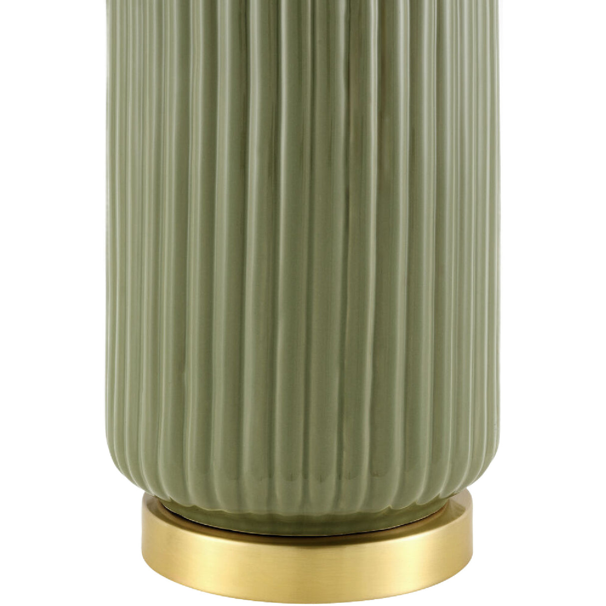 Fluted Glazed Ceramic Table Lamp | Oroa.com