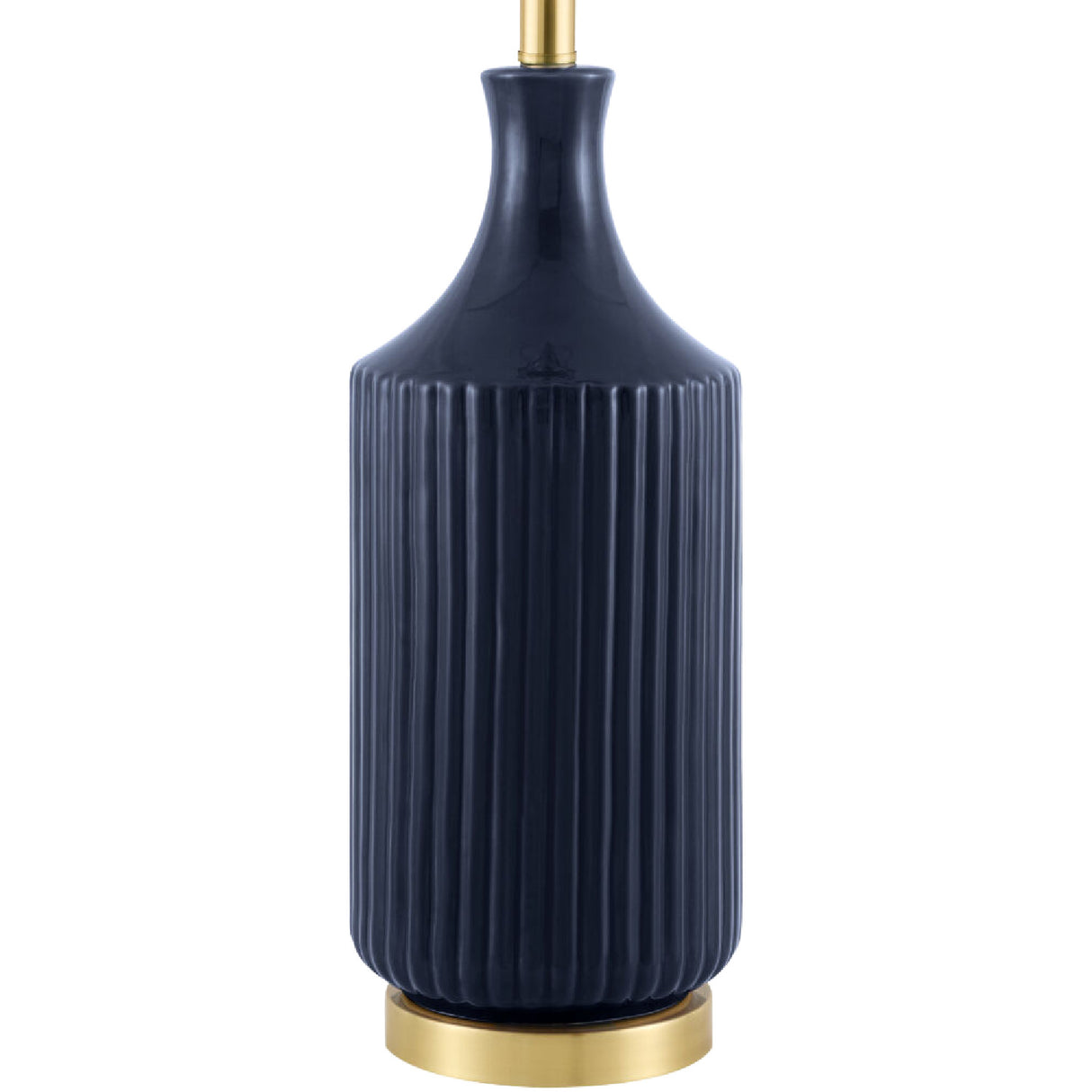 Fluted Glazed Ceramic Table Lamp | Oroa.com