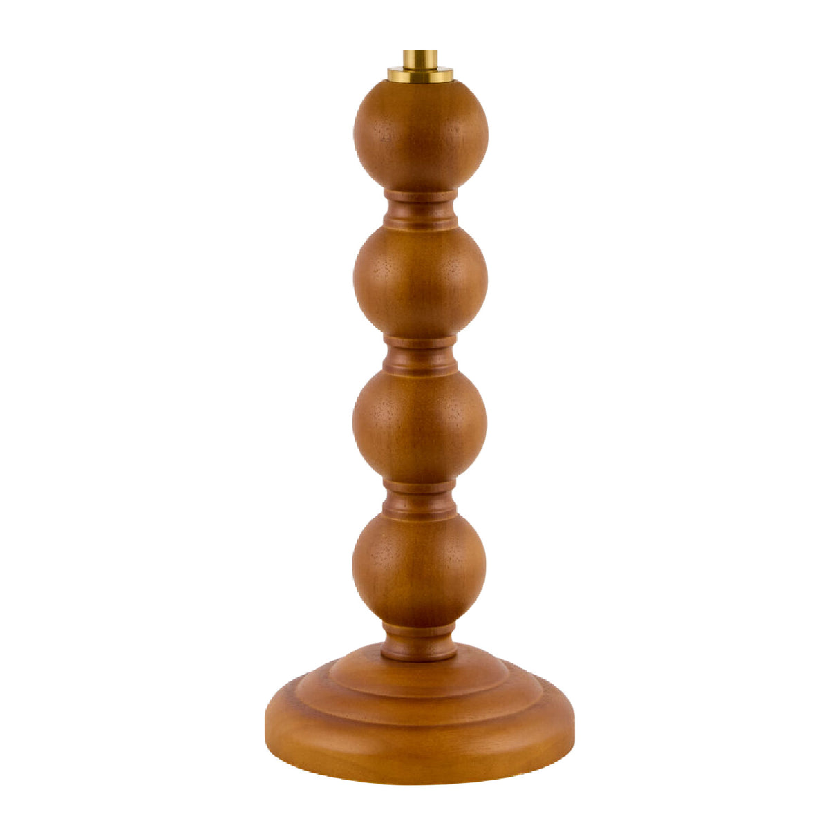 Rubberwood Beige Linen Table Lamp | Oroa.com