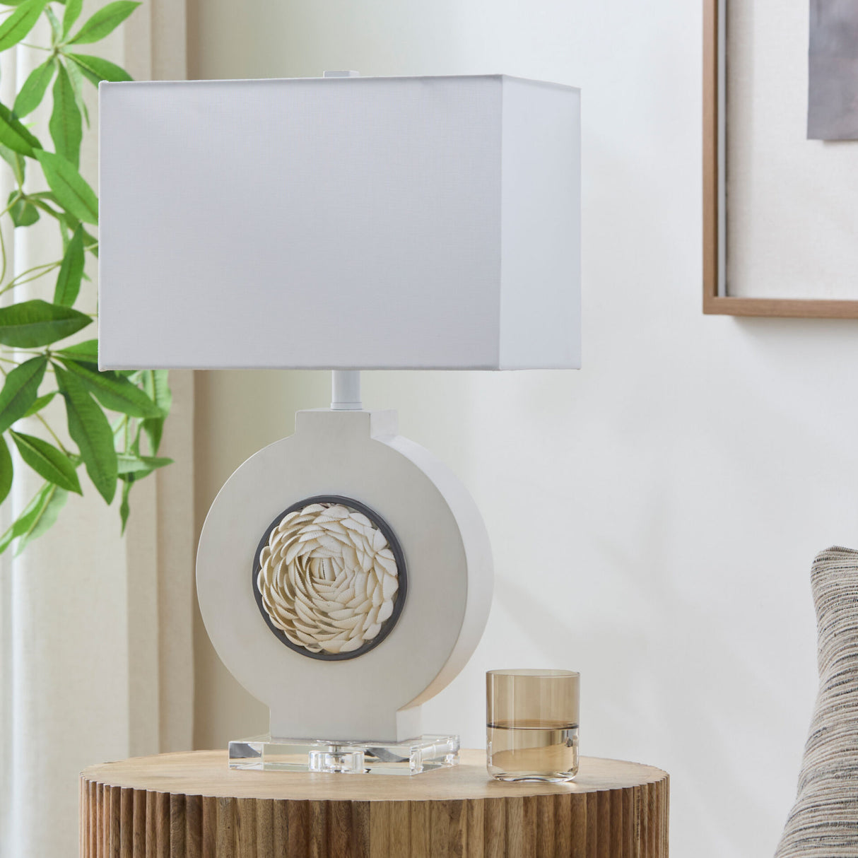 Shell Embellished Accent Table Lamp | Oroa.com