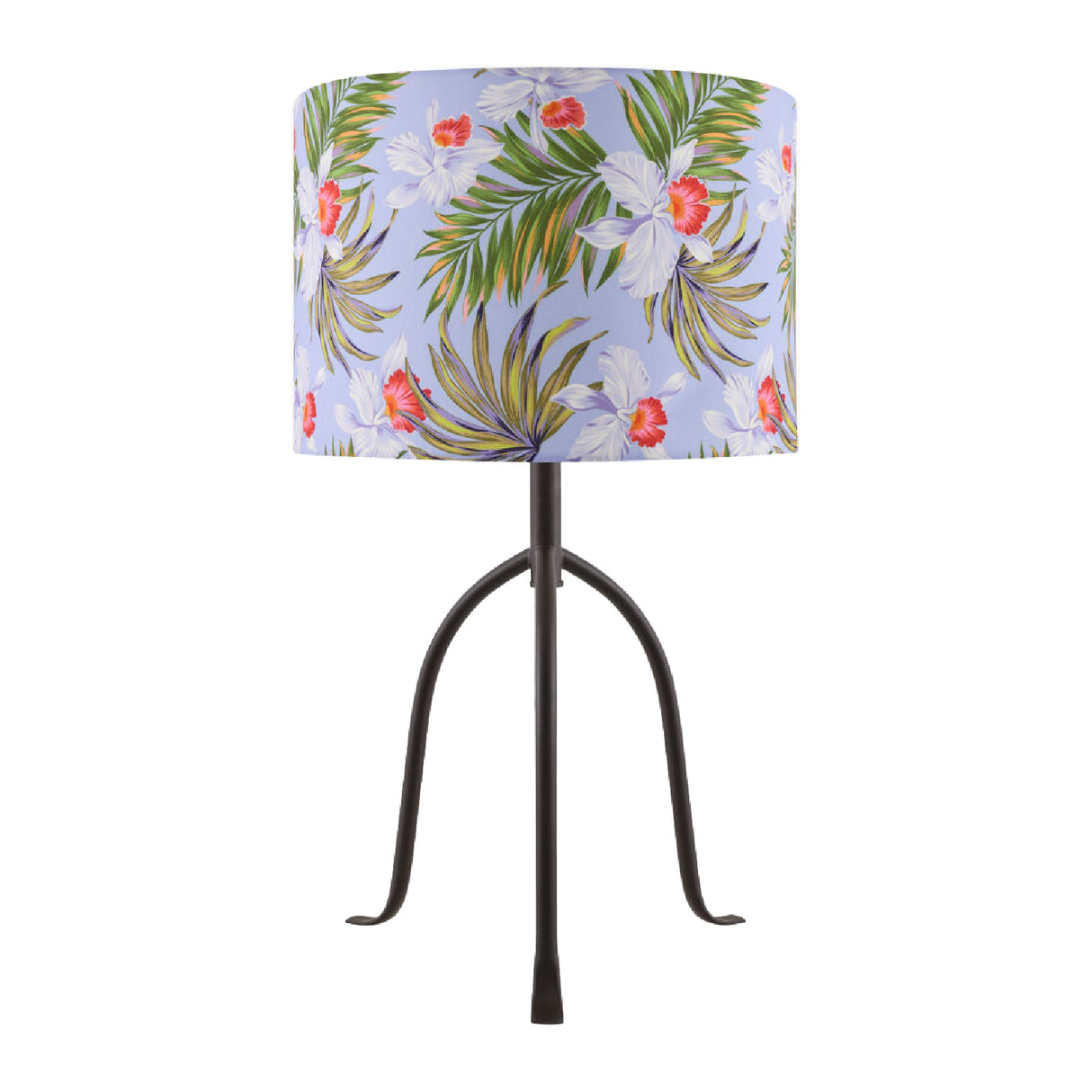 Floral Print Linen Table Lamp S | Oroa.com