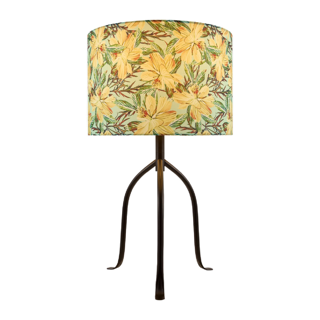 Floral Print Linen Table Lamp S | Oroa.com