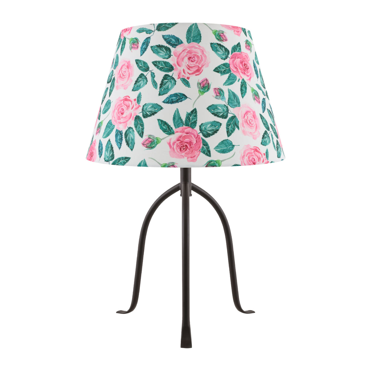 Floral Print Linen Table Lamp L | Oroa.com