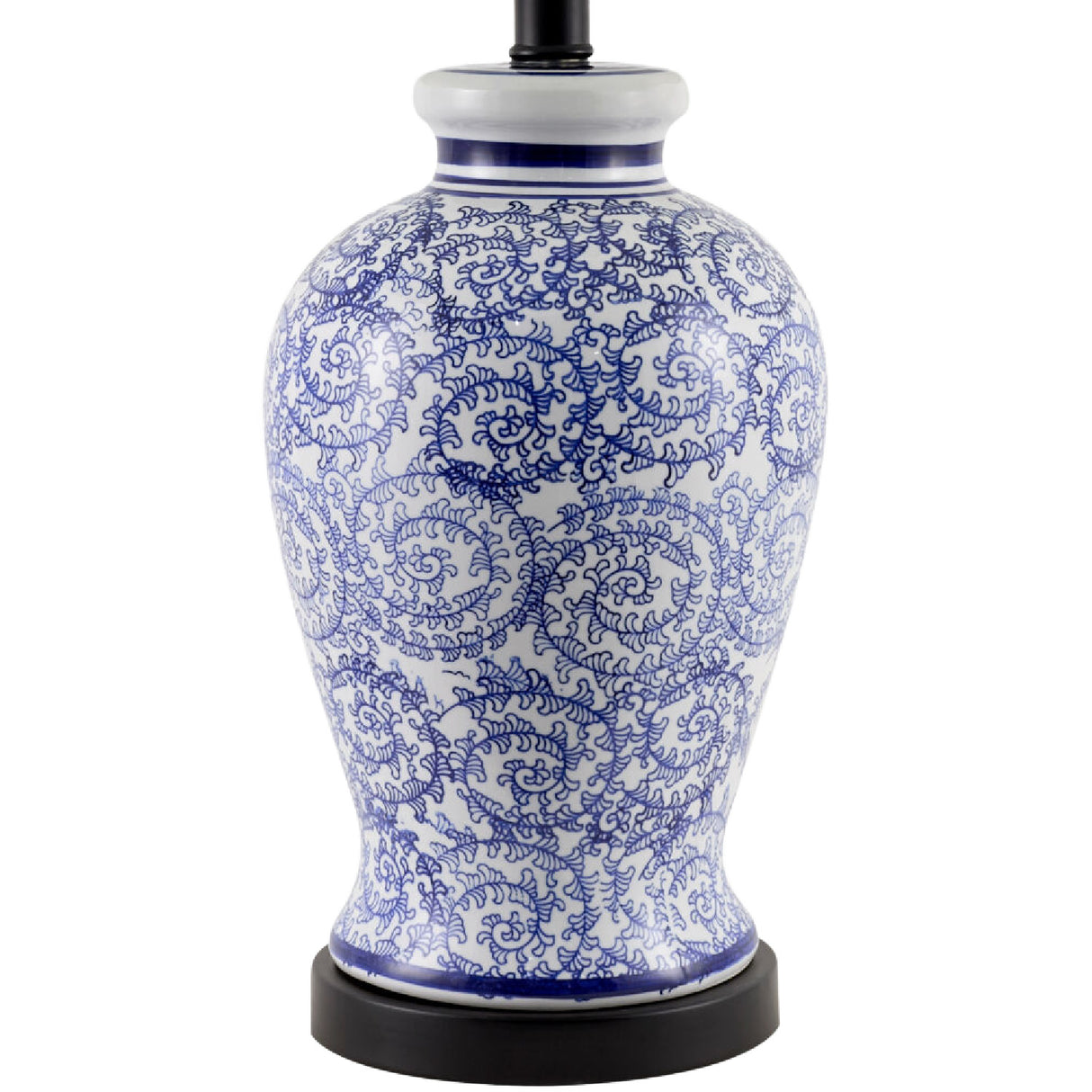 Modern European furniture - Blue Vines Ceramic Table Lamp - www.oroa.com | Oroa.com