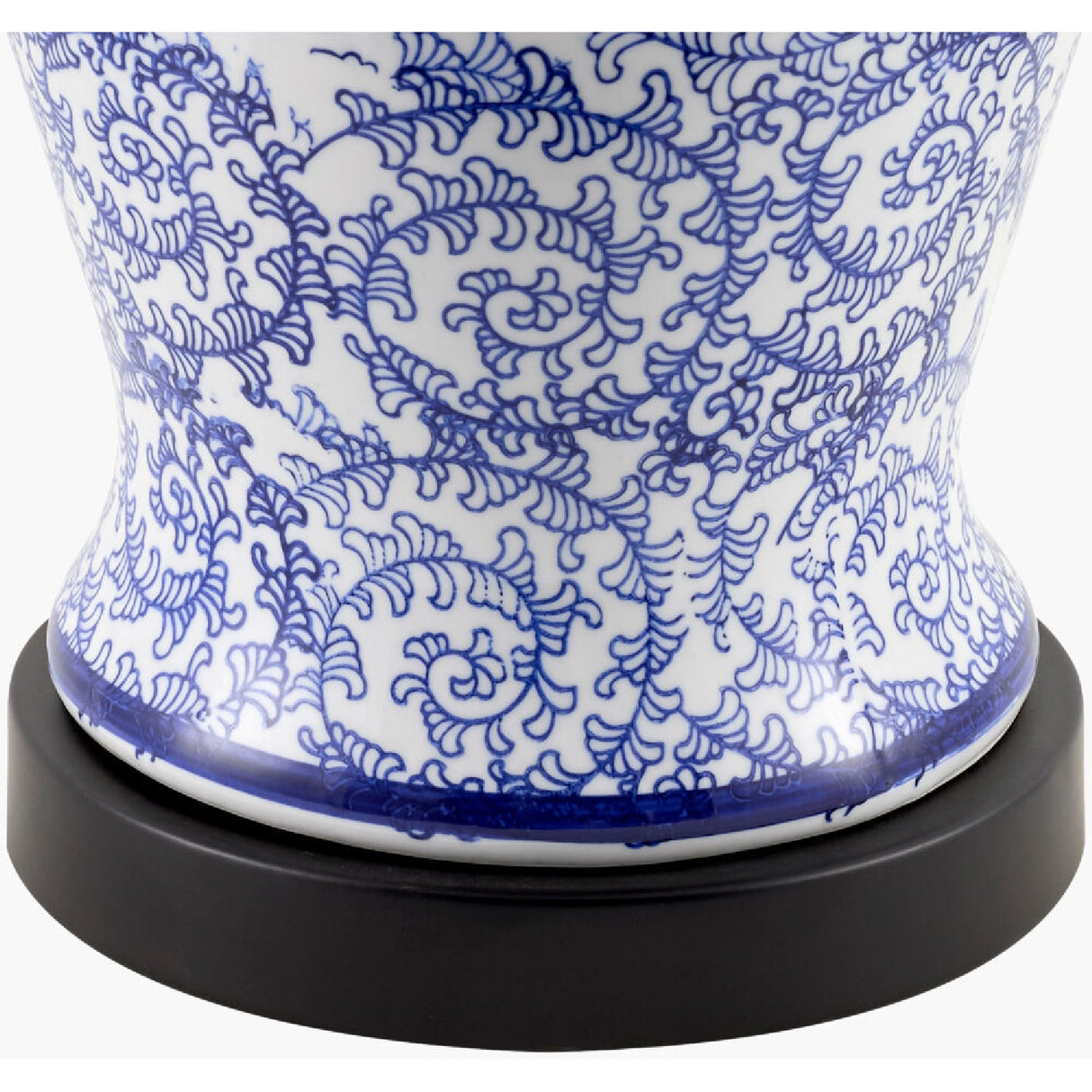Modern European furniture - Blue Vines Ceramic Table Lamp - www.oroa.com | Oroa.com