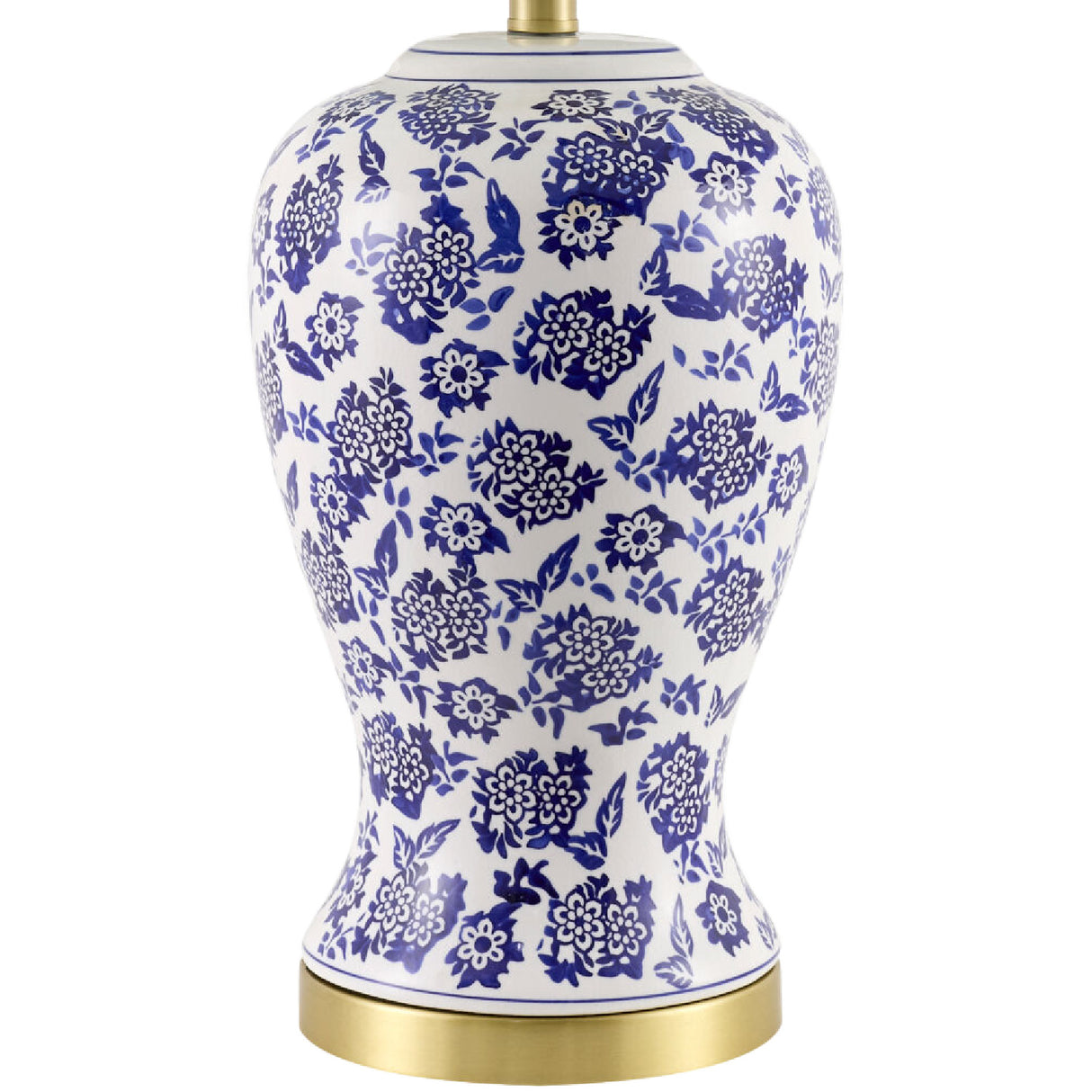 Modern European furniture - Blue Flowers Ceramic Table Lamp - www.oroa.com | Oroa.com
