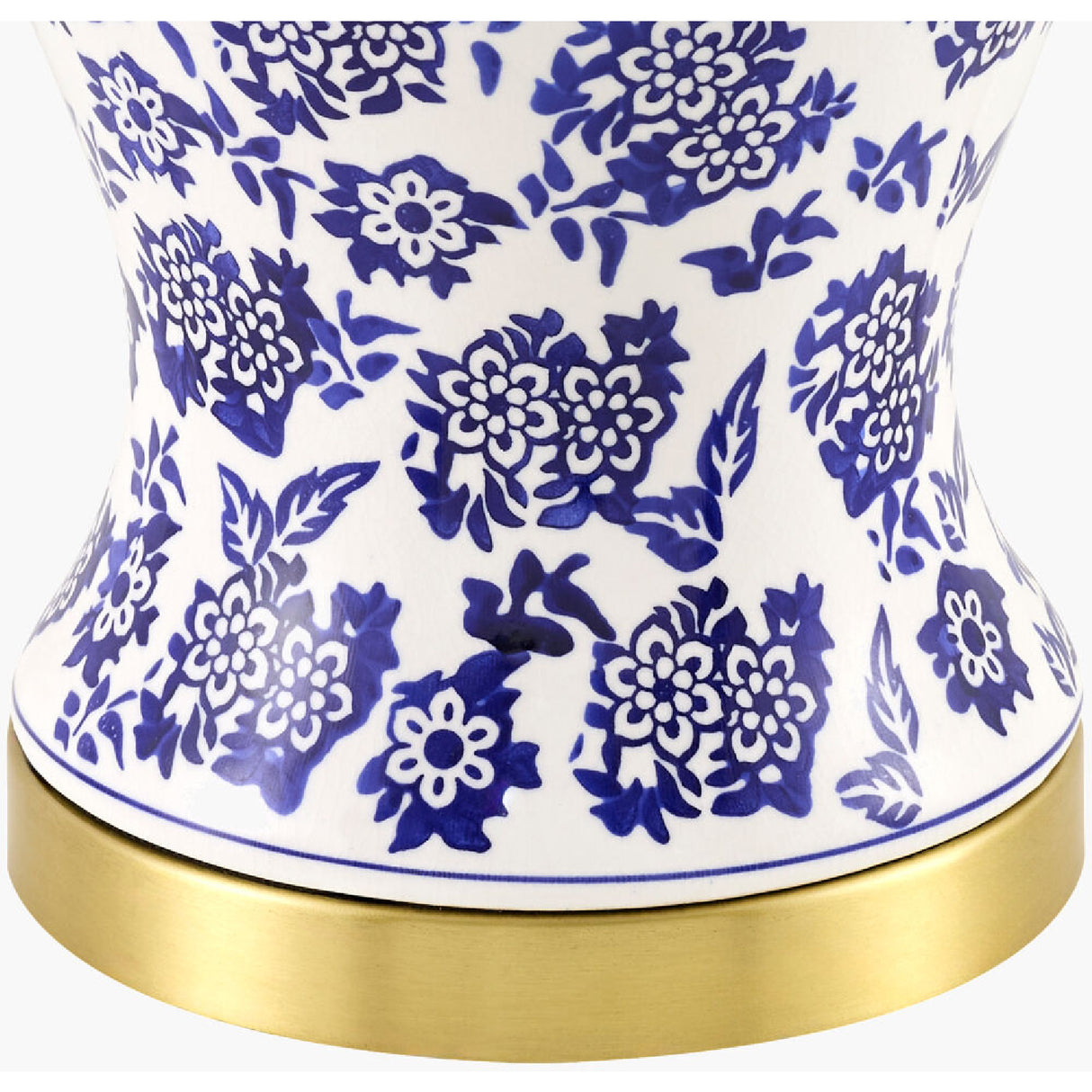 Modern European furniture - Blue Flowers Ceramic Table Lamp - www.oroa.com | Oroa.com
