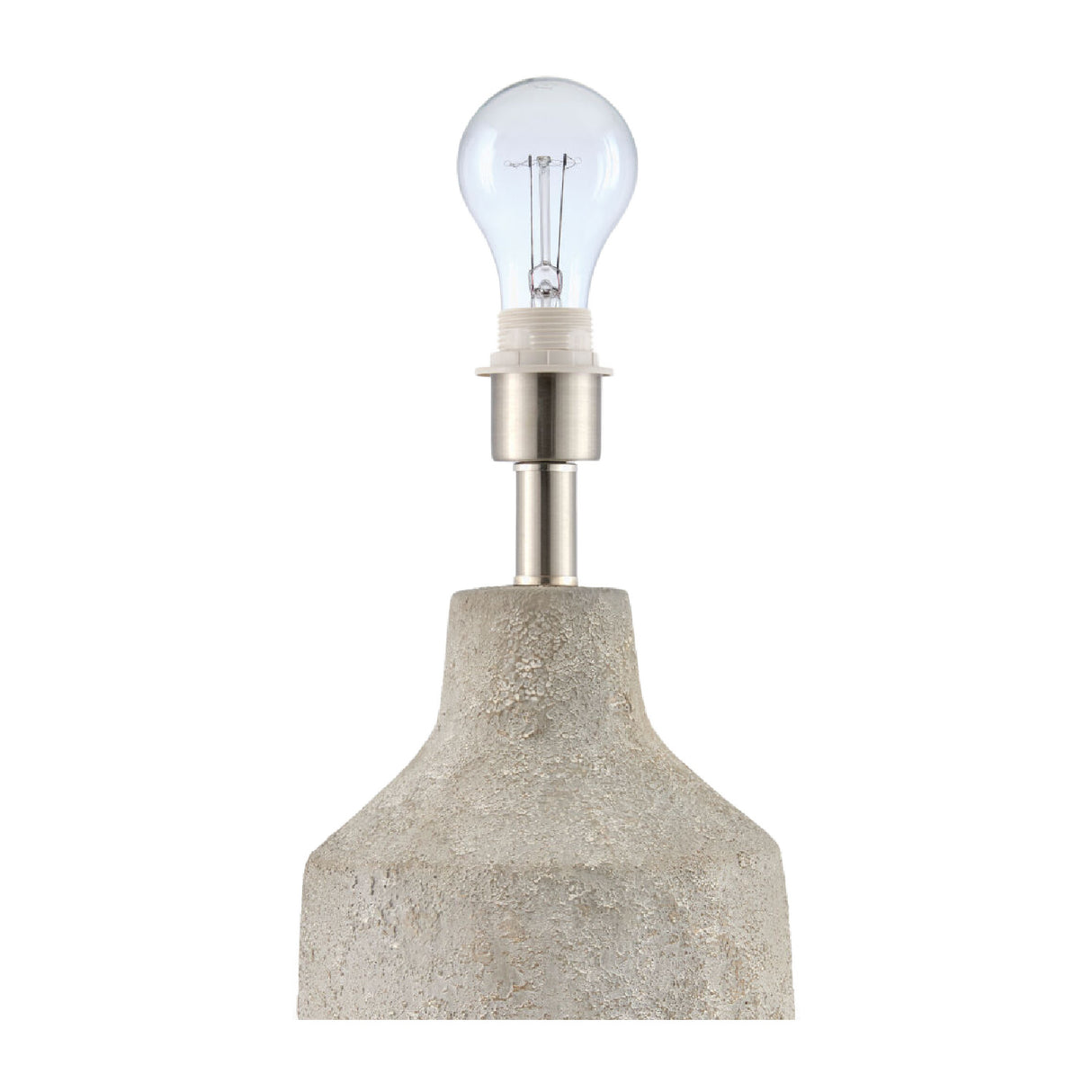 Painted Cement Accent Table Lamp | Oroa.com