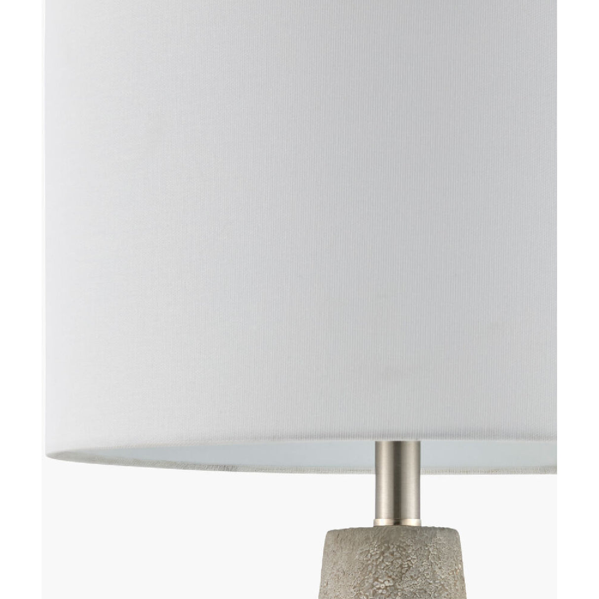 Painted Cement Accent Table Lamp | Oroa.com