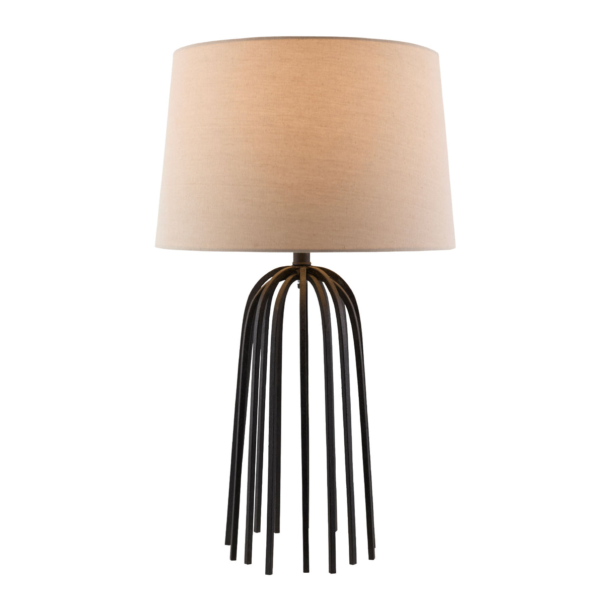 Modern European furniture - Black Iron Table Lamp - www.oroa.com | Oroa.com
