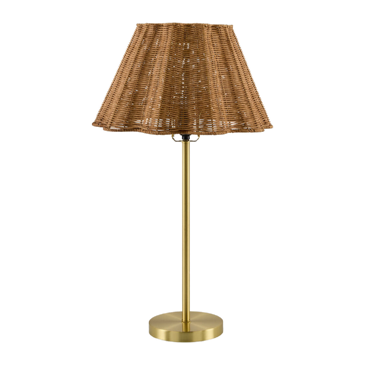 Modern European furniture - Wavy Rattan Accent Table Lamp - www.oroa.com | Oroa.com