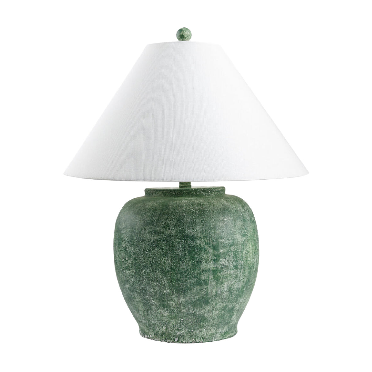 Painted Cement Linen Table Lamp | Oroa.com