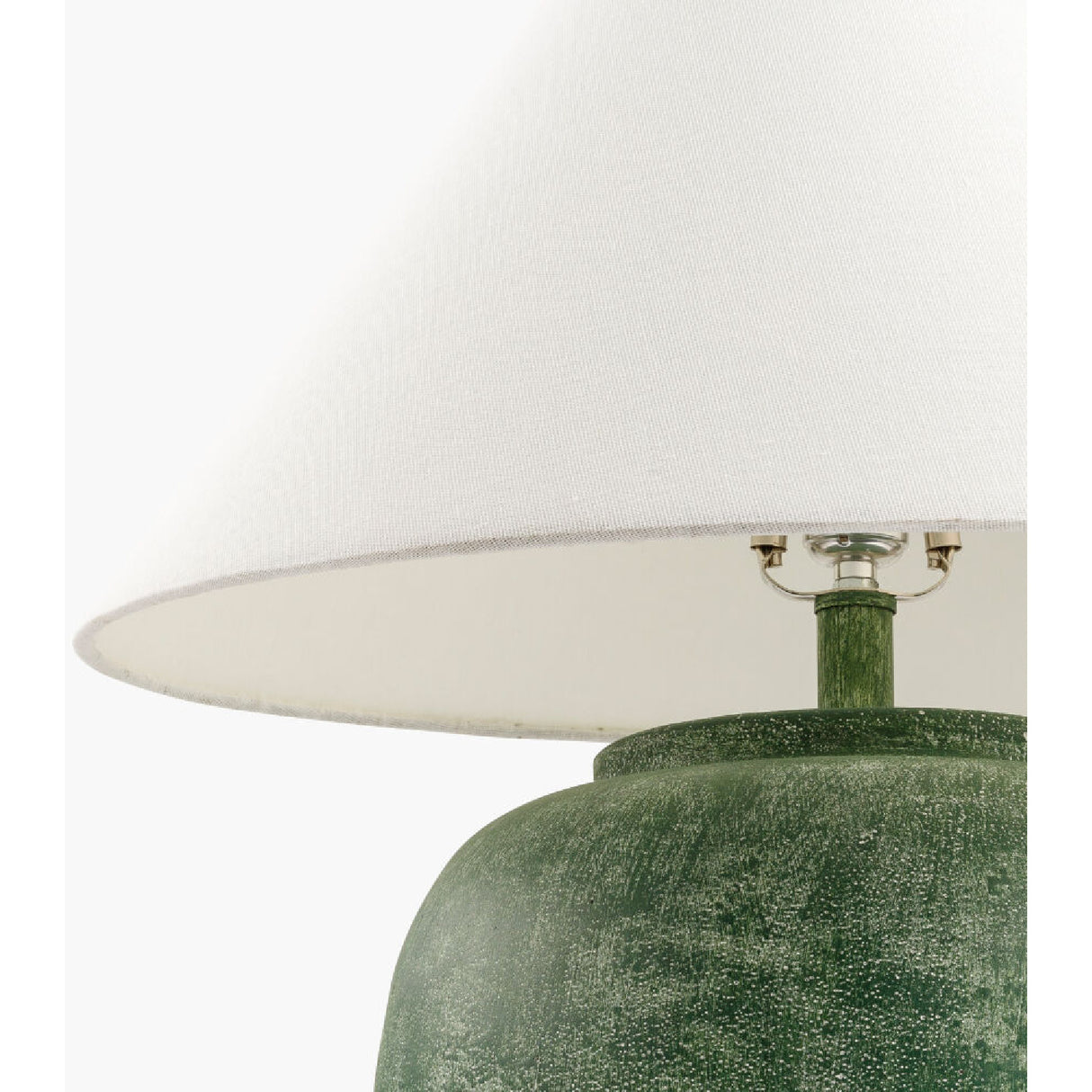 Painted Cement Linen Table Lamp | Oroa.com
