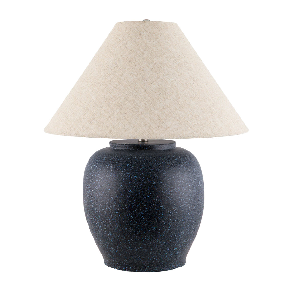 Painted Cement Linen Table Lamp | Oroa.com
