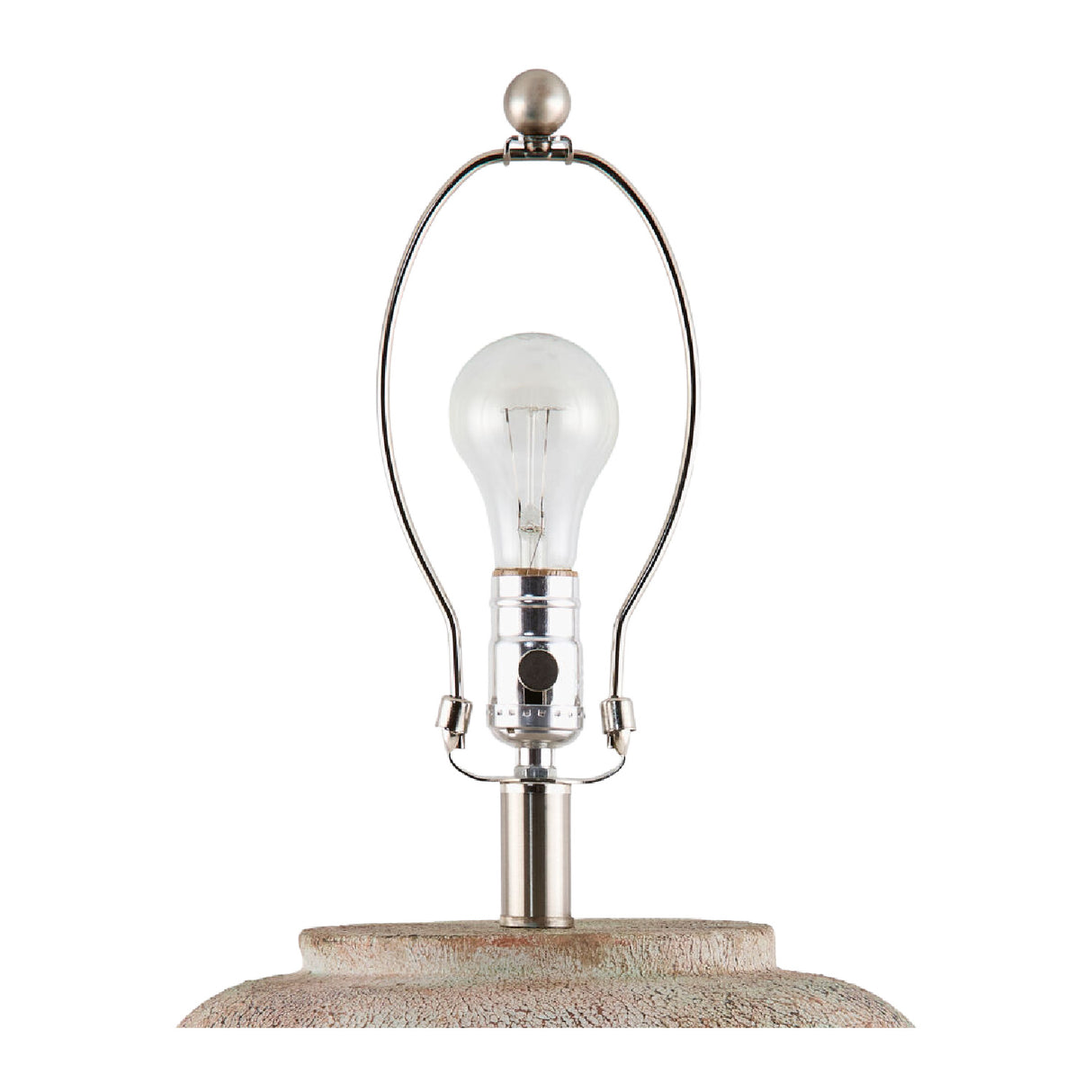 Painted Cement Linen Table Lamp | Oroa.com