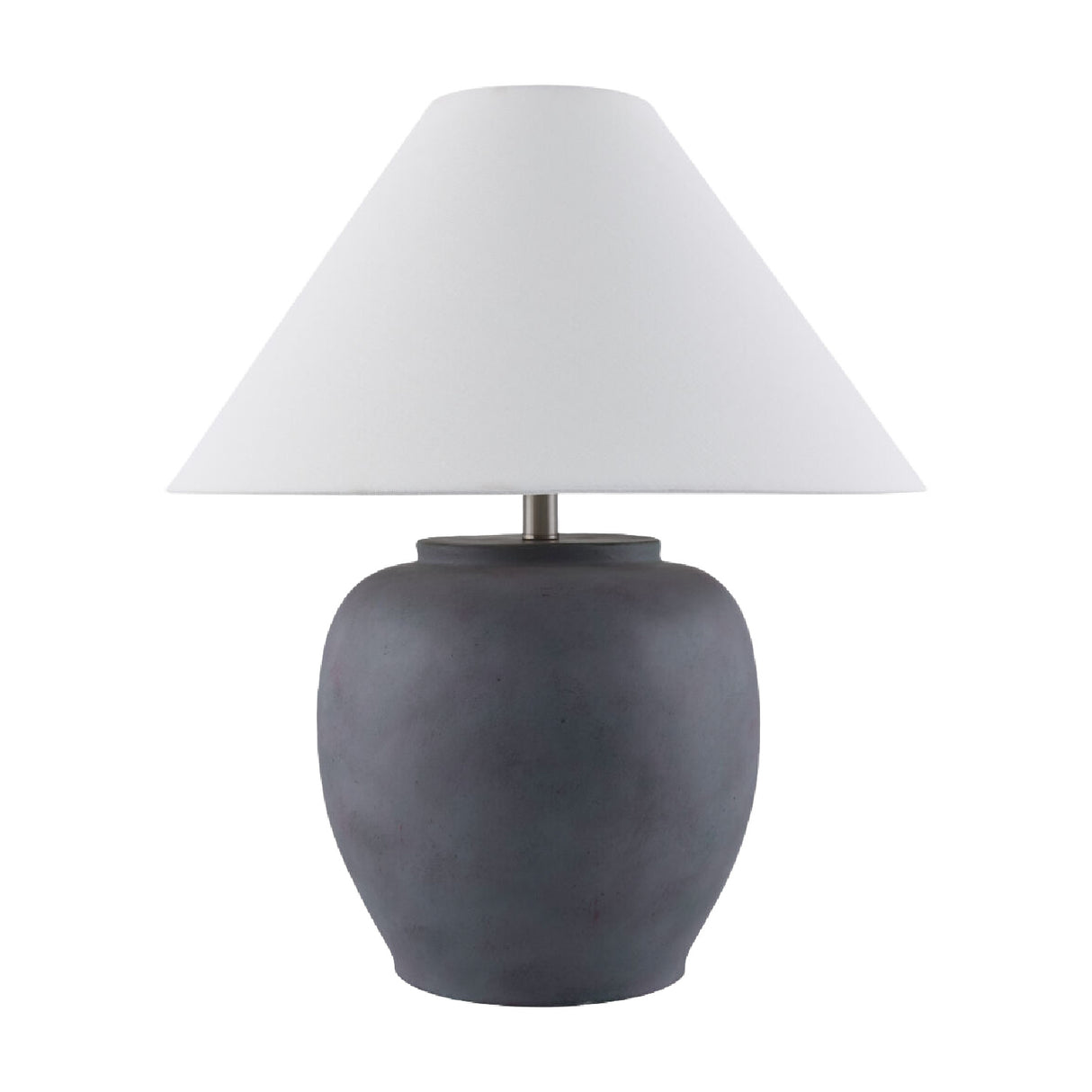 Painted Cement Linen Table Lamp | Oroa.com