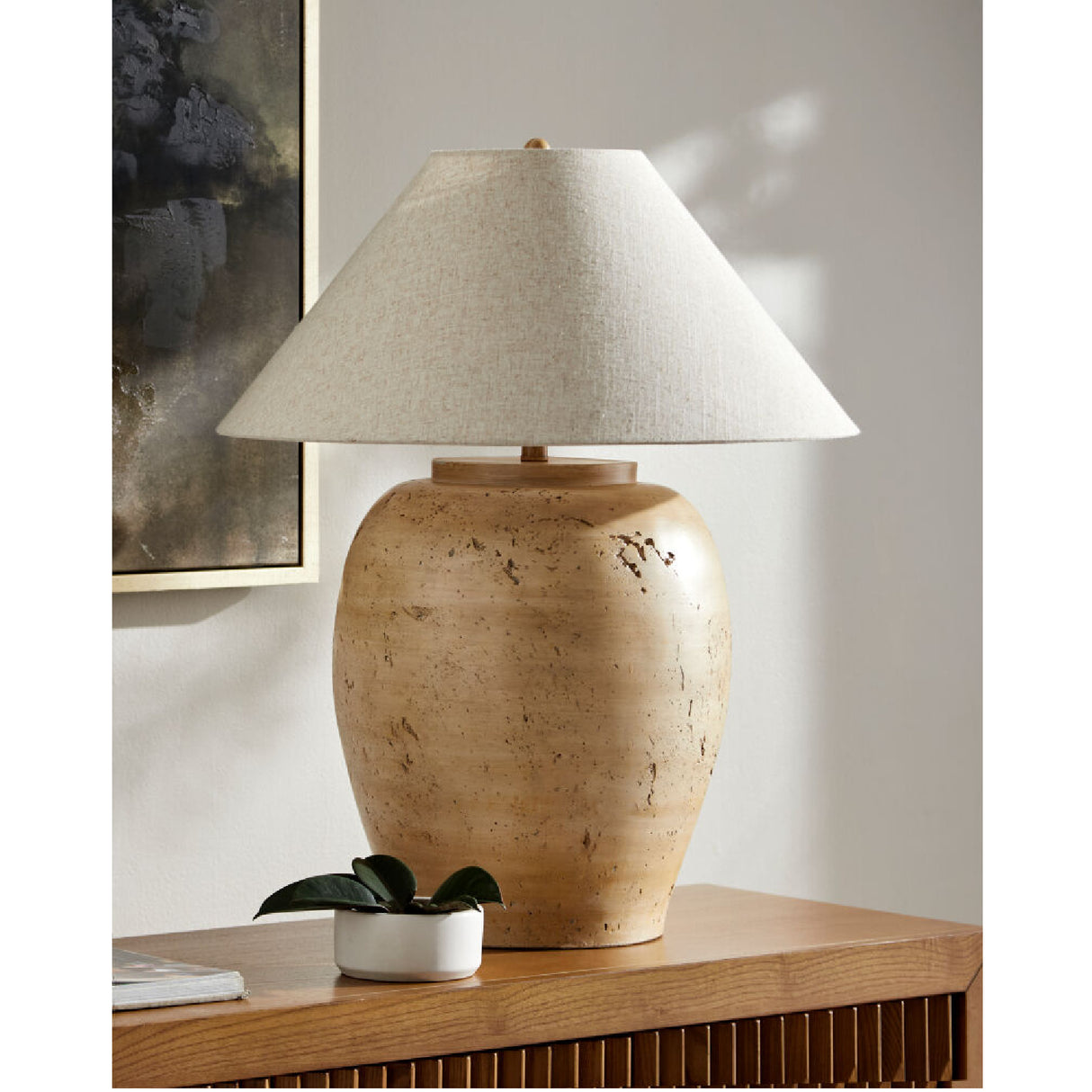 Modern European furniture - Cement Base Accent Floor Lamp - www.oroa.com | Oroa.com