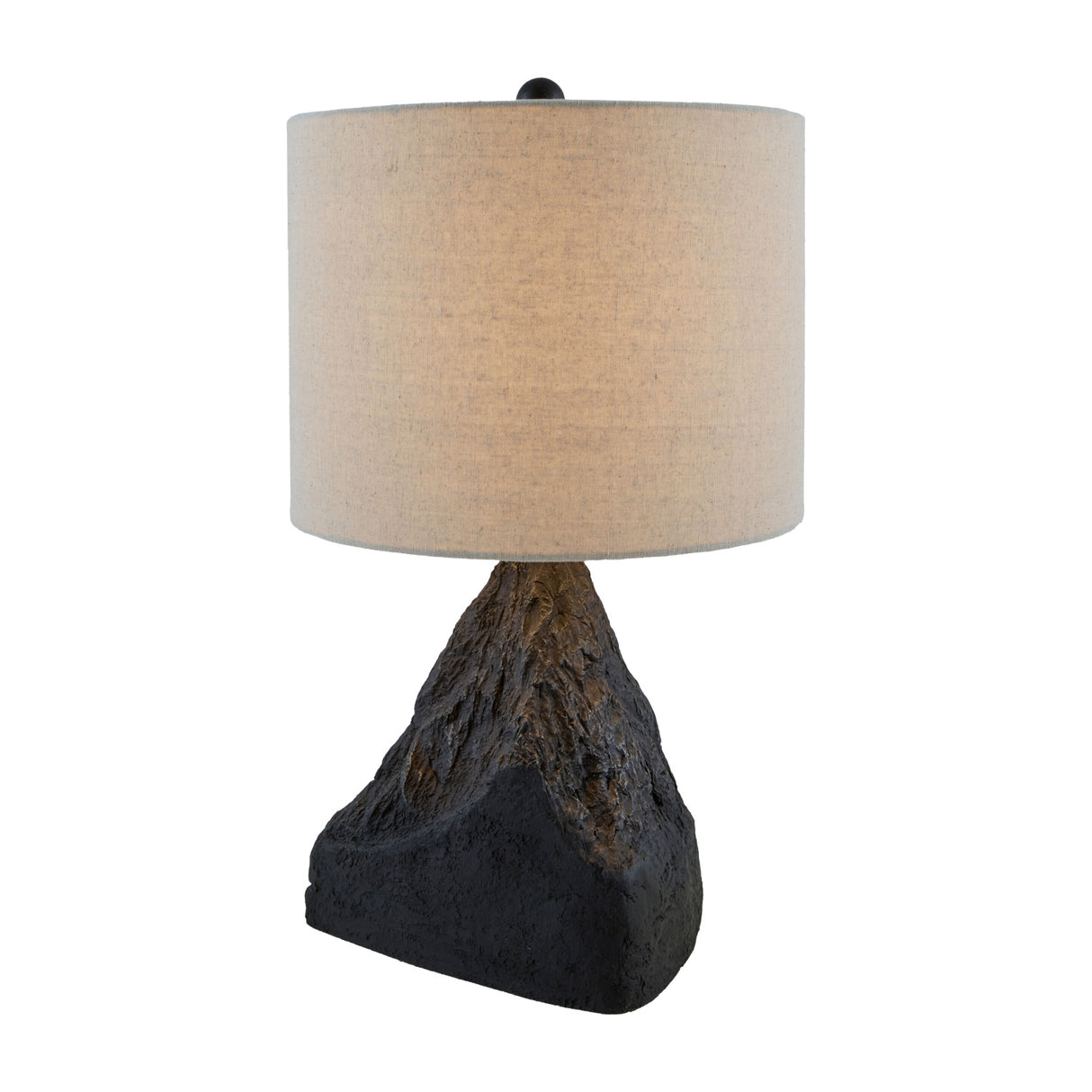 Black Organic Textured Table Lamp | Oroa.com