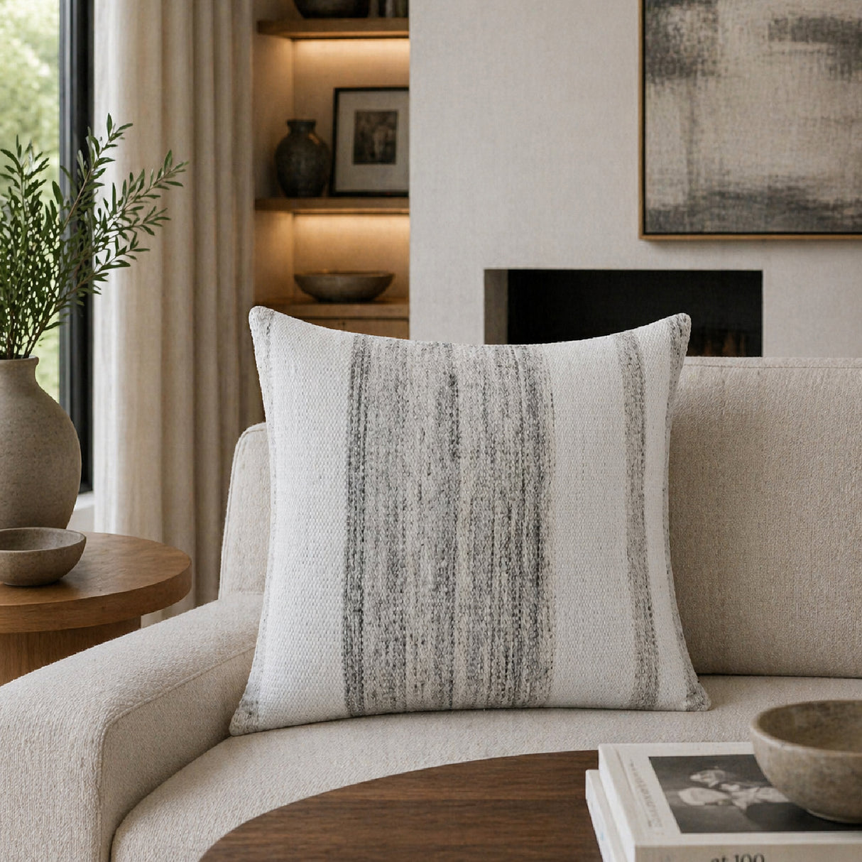 Modern European furniture - Woven Cotton Poly Insert Pillow - www.oroa.com | Oroa.com