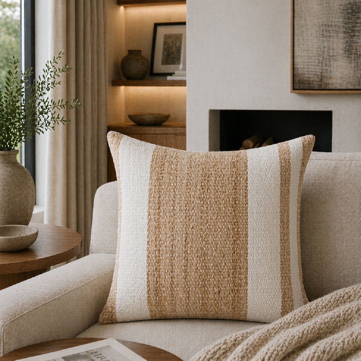 Modern European furniture - Woven Cotton Poly Insert Pillow - www.oroa.com | Oroa.com