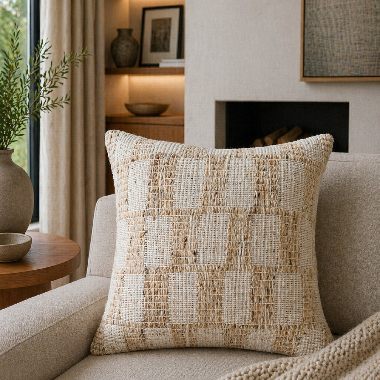 Modern European furniture - Cotton Patterned Pillow - www.oroa.com | Oroa.com