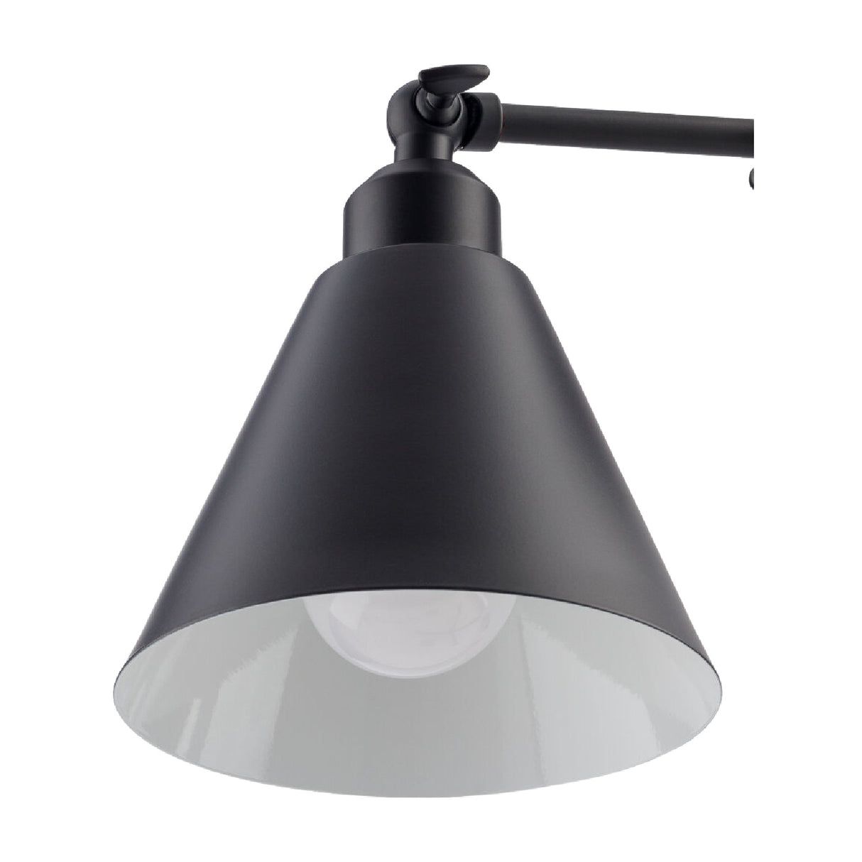 Modern European furniture - Black Conical Metal Wall Lamp - www.oroa.com | Oroa.com