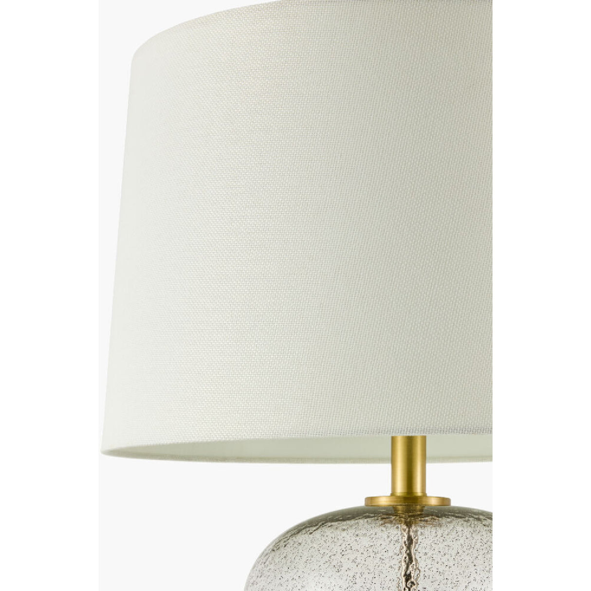 Textured Clear Glass Table Lamp | Oroa.com