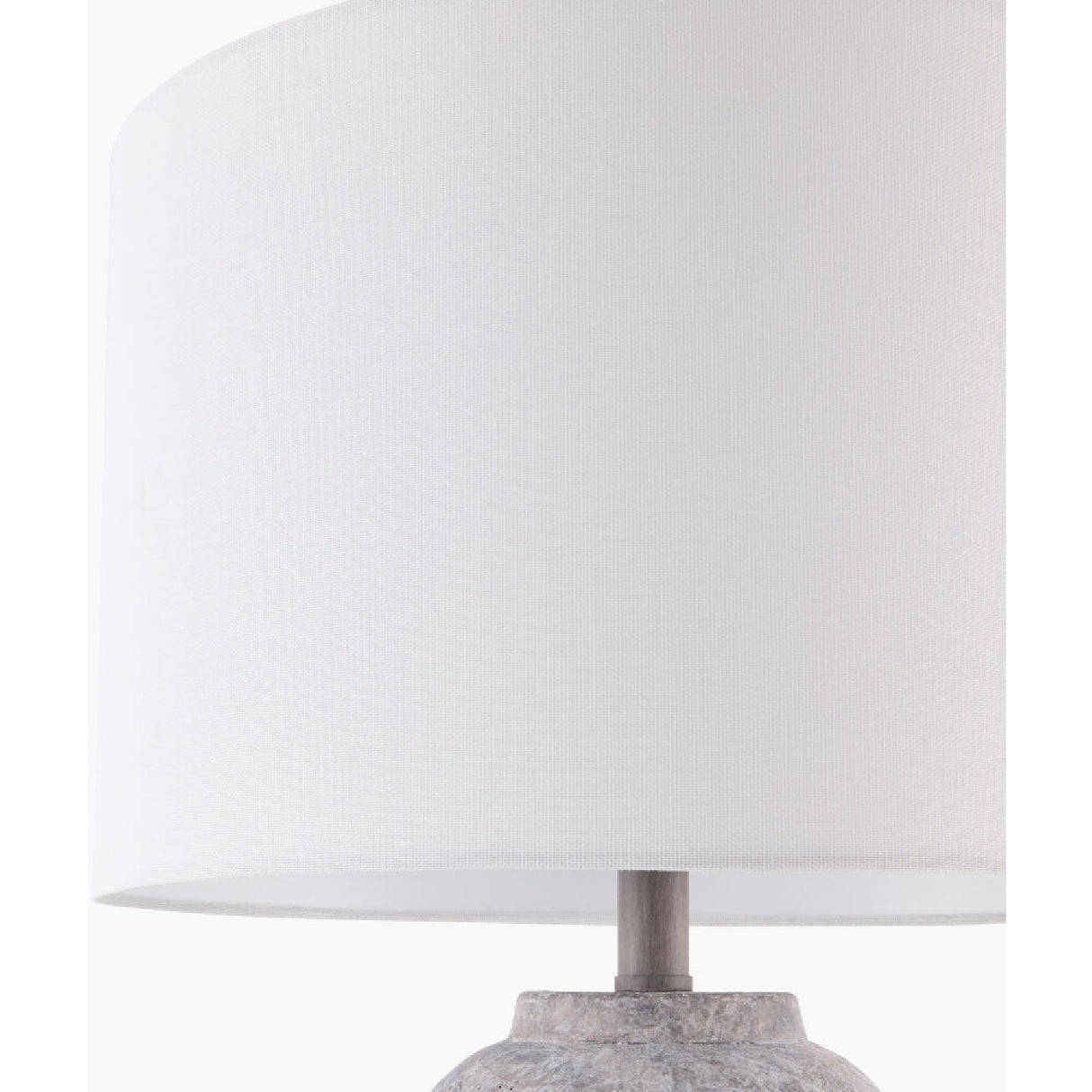 Linen Painted Cement Table Lamp | Oroa.com