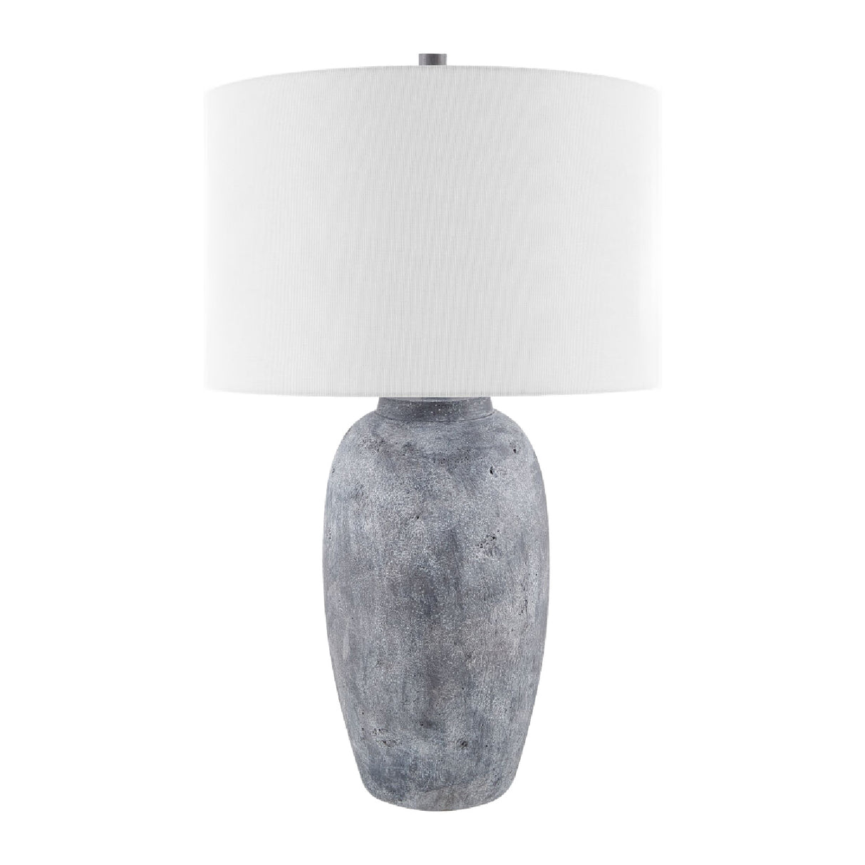 Linen Painted Cement Table Lamp | Oroa.com